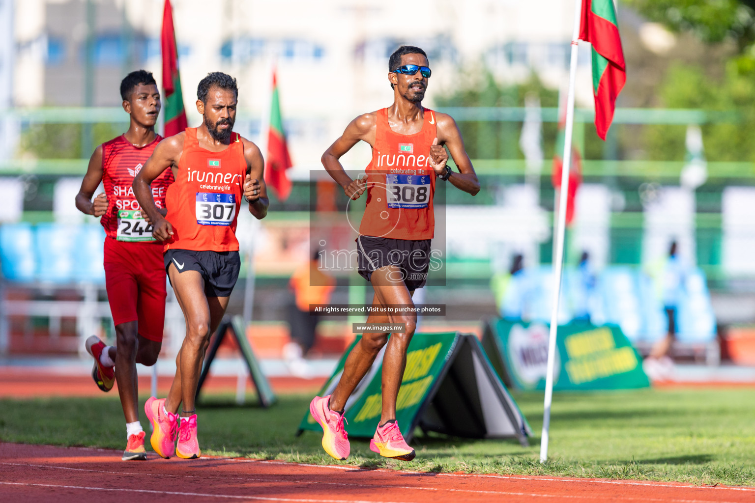 Day 2 of National Athletics Championship 2023 was held in Ekuveni Track at Male', Maldives on Saturday, 25th November 2023. Photos: Nausham Waheed / images.mv