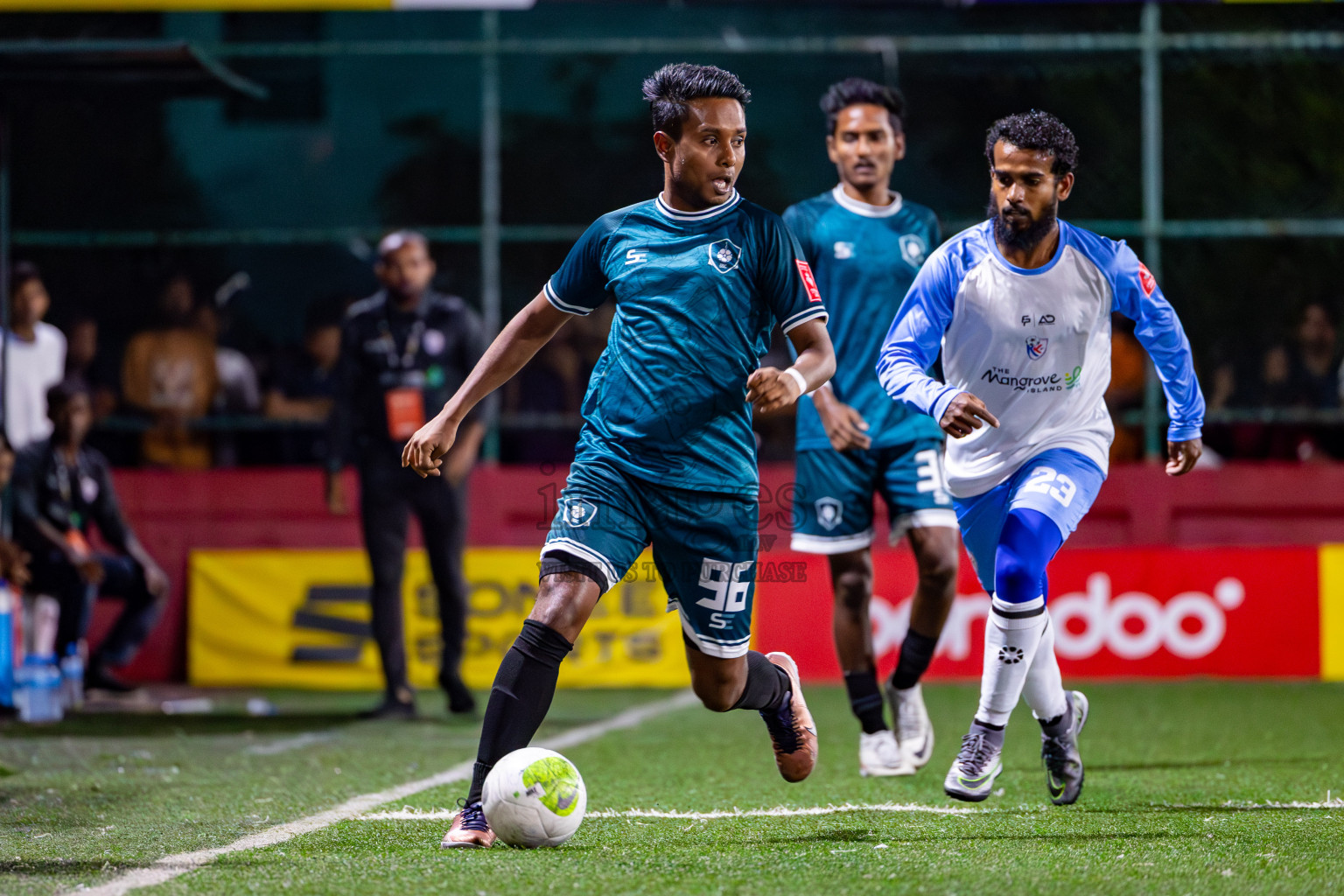 N Kendhikulhudhoo vs R Dhuvaafaru on Day 39 of Golden Futsal Challenge 2024 was held on Saturday, 24th February 2024, in Hulhumale', Maldives 
Photos: Mohamed Mahfooz Moosa/ images.mv