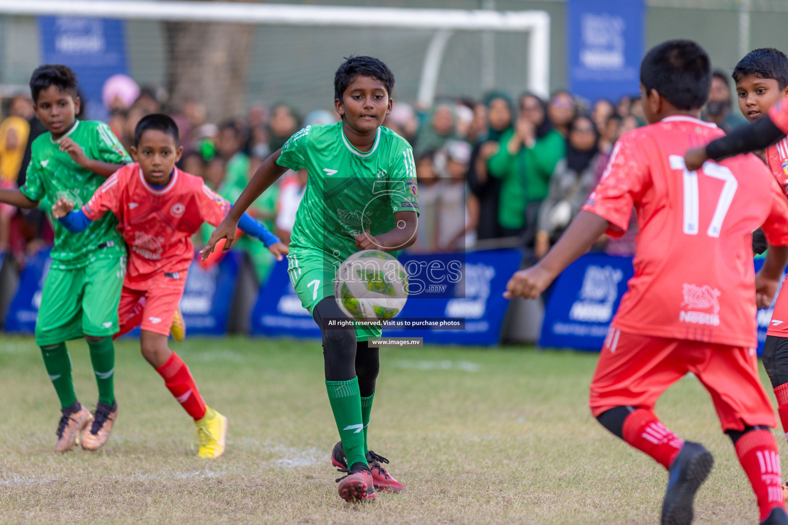 Day 4 of Nestle Kids Football Fiesta, held in Henveyru Football Stadium, Male', Maldives on Saturday, 14th October 2023
Photos: Ismail Thoriq / images.mv