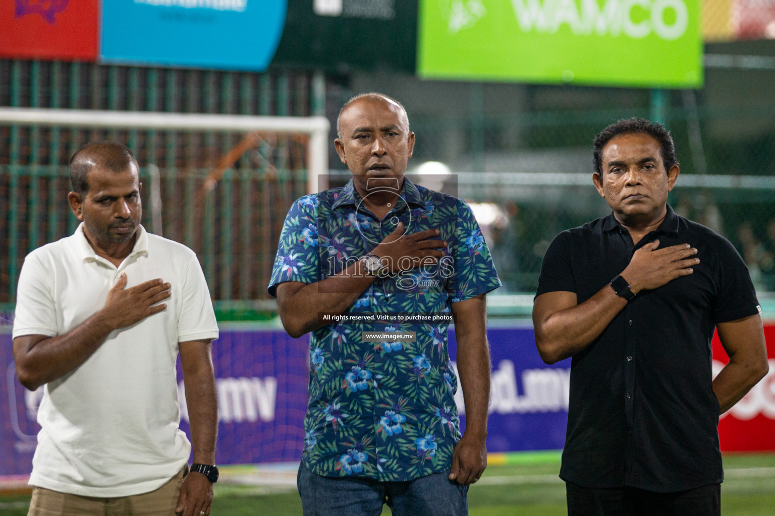 Team FSM vs Club HDC in the Quarter Finals of Club Maldives 2021 held at Hulhumale;, on 12th December 2021 Photos: Nasam / images.mv