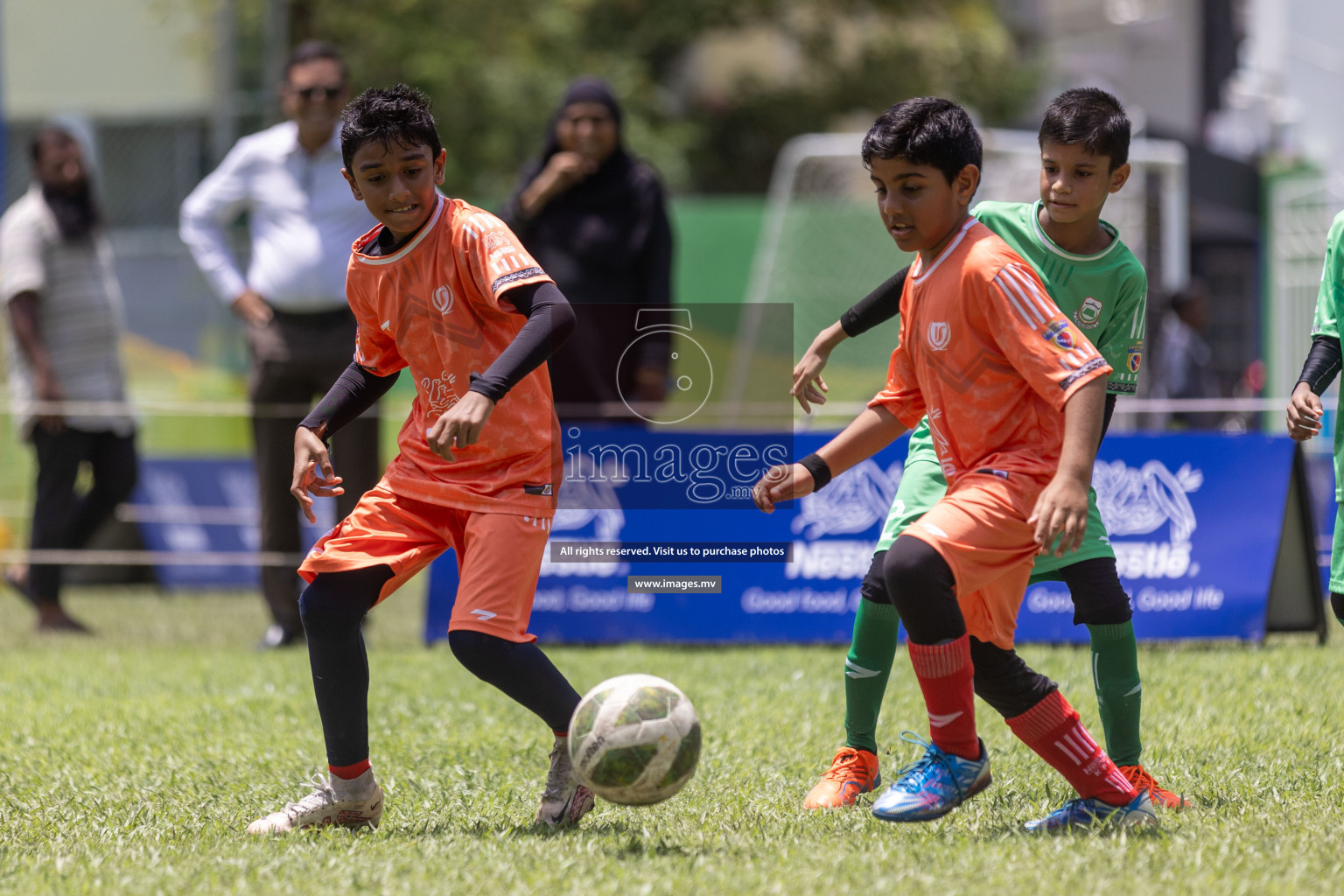 Day 1 of Nestle kids football fiesta, held in Henveyru Football Stadium, Male', Maldives on Wednesday, 11th October 2023 Photos: Shut Abdul Sattar/ Images.mv