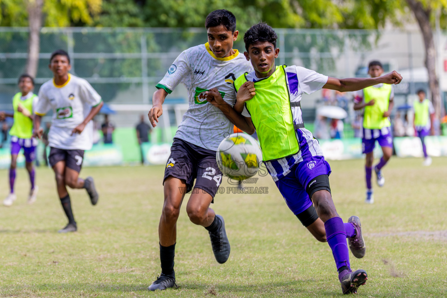 Day 4 of MILO Academy Championship 2025 (U14) was held on Sunday, 2nd November 2025 at Henveiru Football Grounds, Male', Maldives . 
Photos: Ismail Thoriq / images.mv