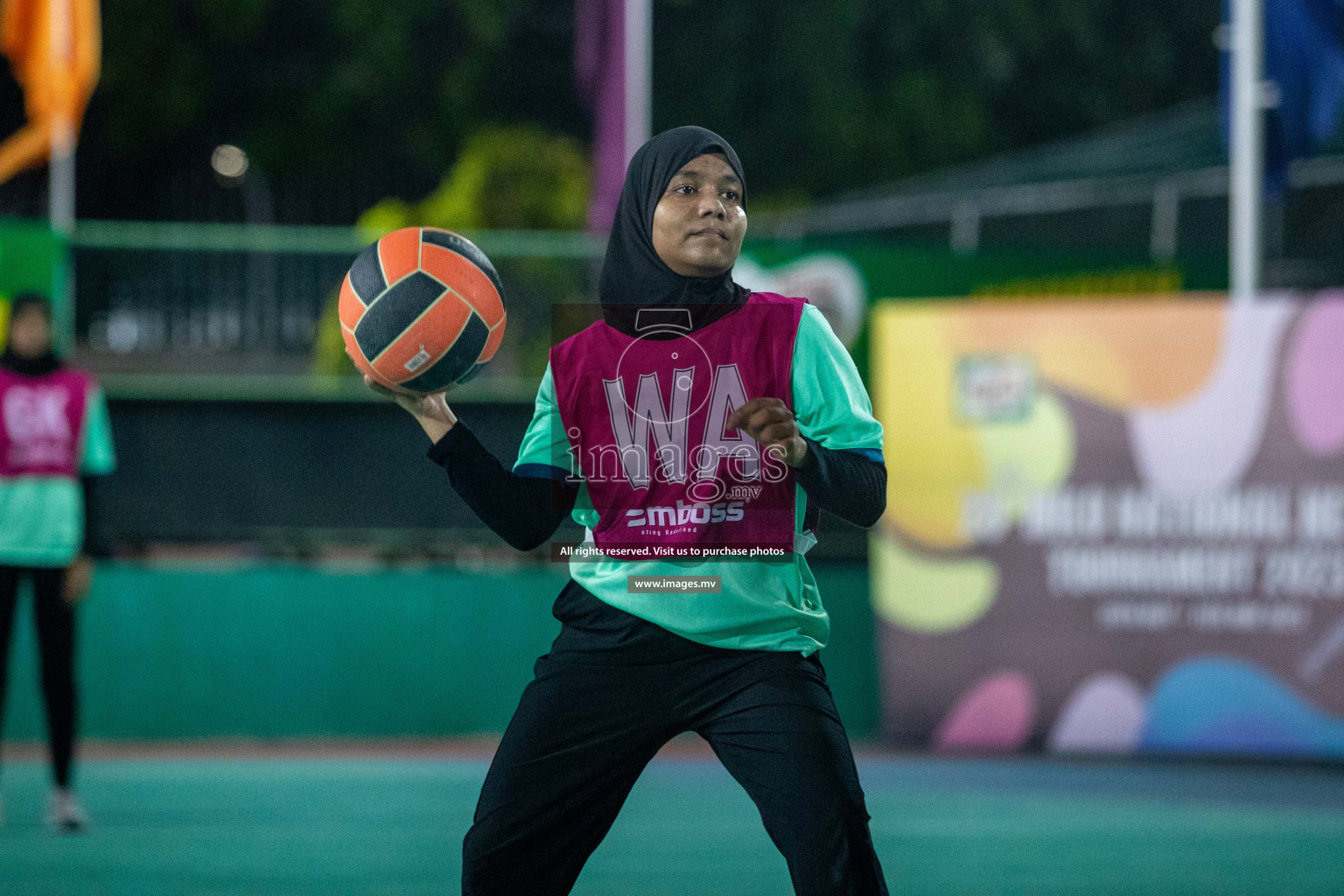 Day 4 of 20th Milo National Netball Tournament 2023, held in Synthetic Netball Court, Male', Maldives on 2nd  June 2023 Photos: Nausham Waheed/ Images.mv