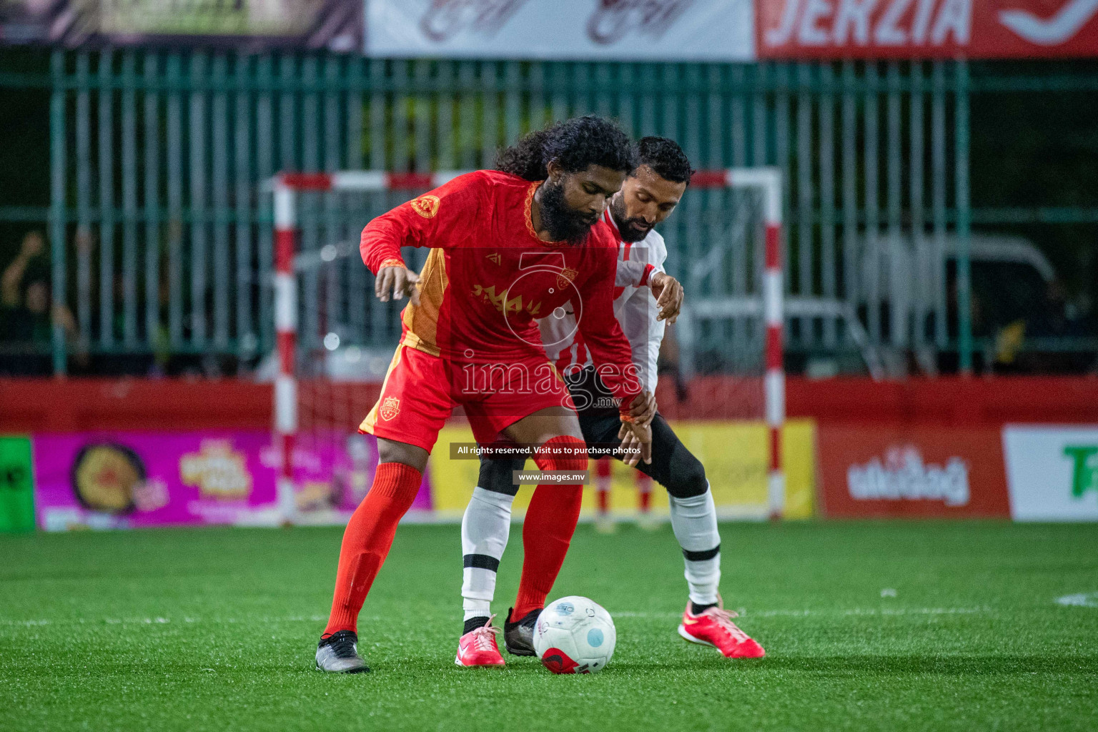 GA. Kondey vs GA. Kanduhulhudhoo in Day 2 of Golden Futsal Challenge 2023 on 06 February 2023 in Hulhumale, Male, Maldives