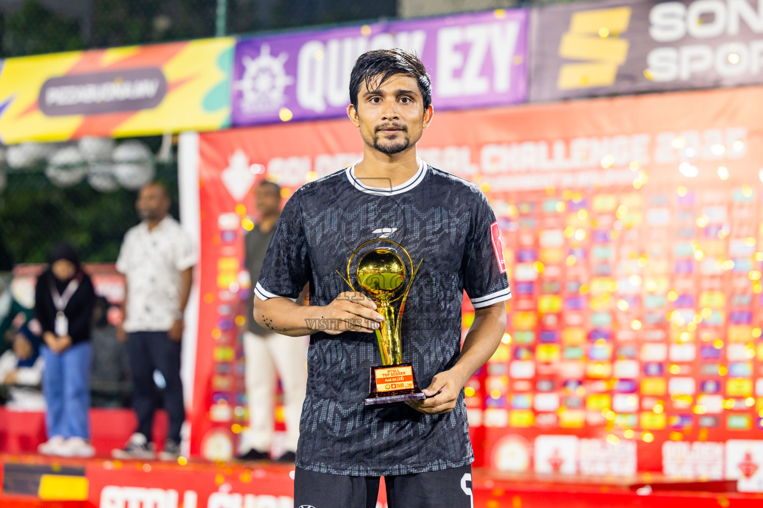 DH Maaenboodhoo vs DH Kudahuvadhoo in Dhaalu Atoll Finals in Day 25 of Golden Futsal Challenge 2025 was held on Wednesday , 28th January 2025, in Hulhumale', Maldives. Photos: Nausham Waheed / images.mv