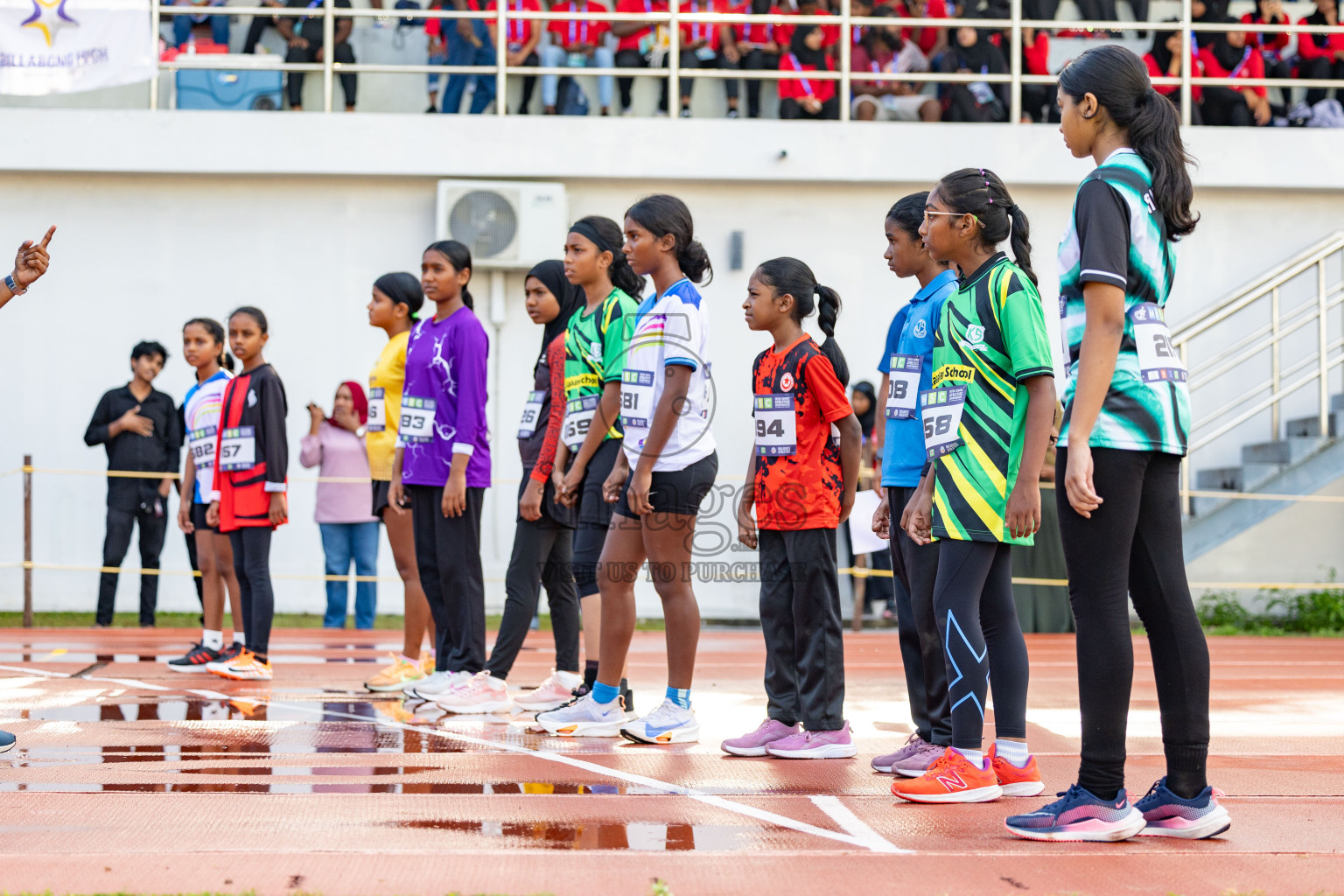 Day 1 of MWSC Interschool Athletics Championships 2024 held in Hulhumale Running Track, Hulhumale, Maldives on Saturday, 9th November 2024. 
Photos by: Ismail Thoriq, Hassan Simah / Images.mv