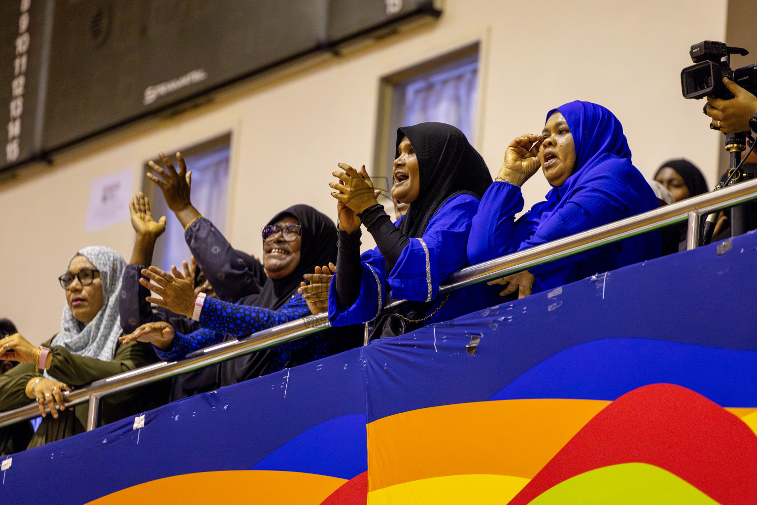 Finals of Interschool Volleyball Tournament 2024 was held in Social Center at Male', Maldives on Friday, 6th December 2024. Photos: Nausham Waheed / images.mv