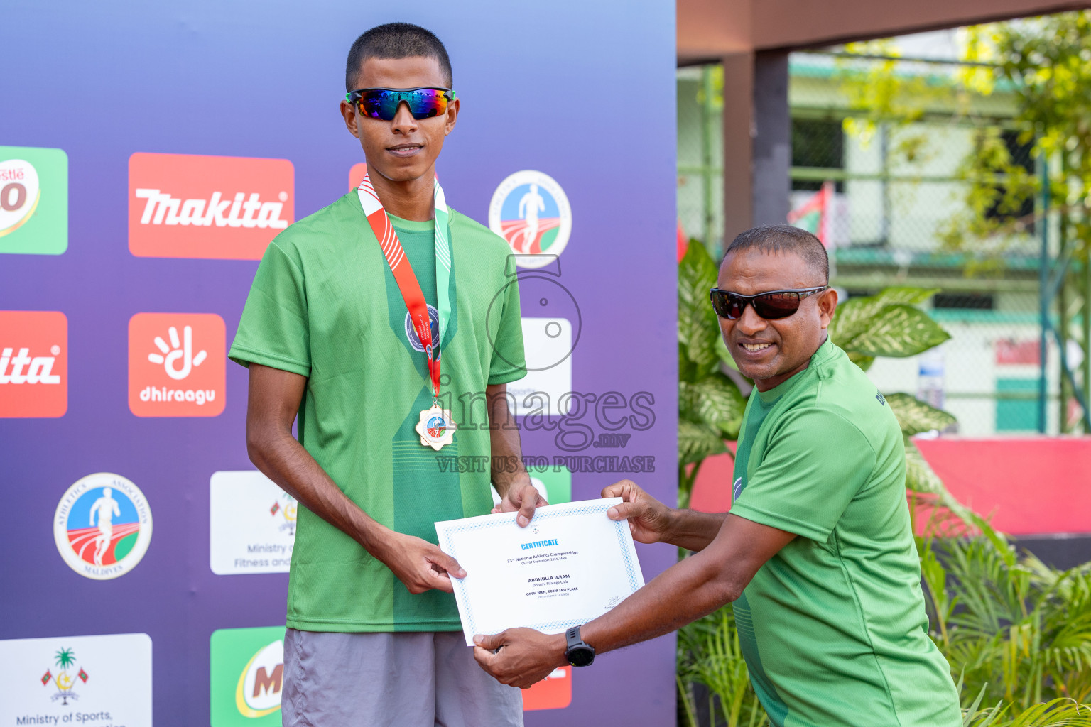 Day 2 of 33rd National Athletics Championship was held in Ekuveni Track at Male', Maldives on Friday, 6th September 2024.
Photos: Ismail Thoriq / images.mv