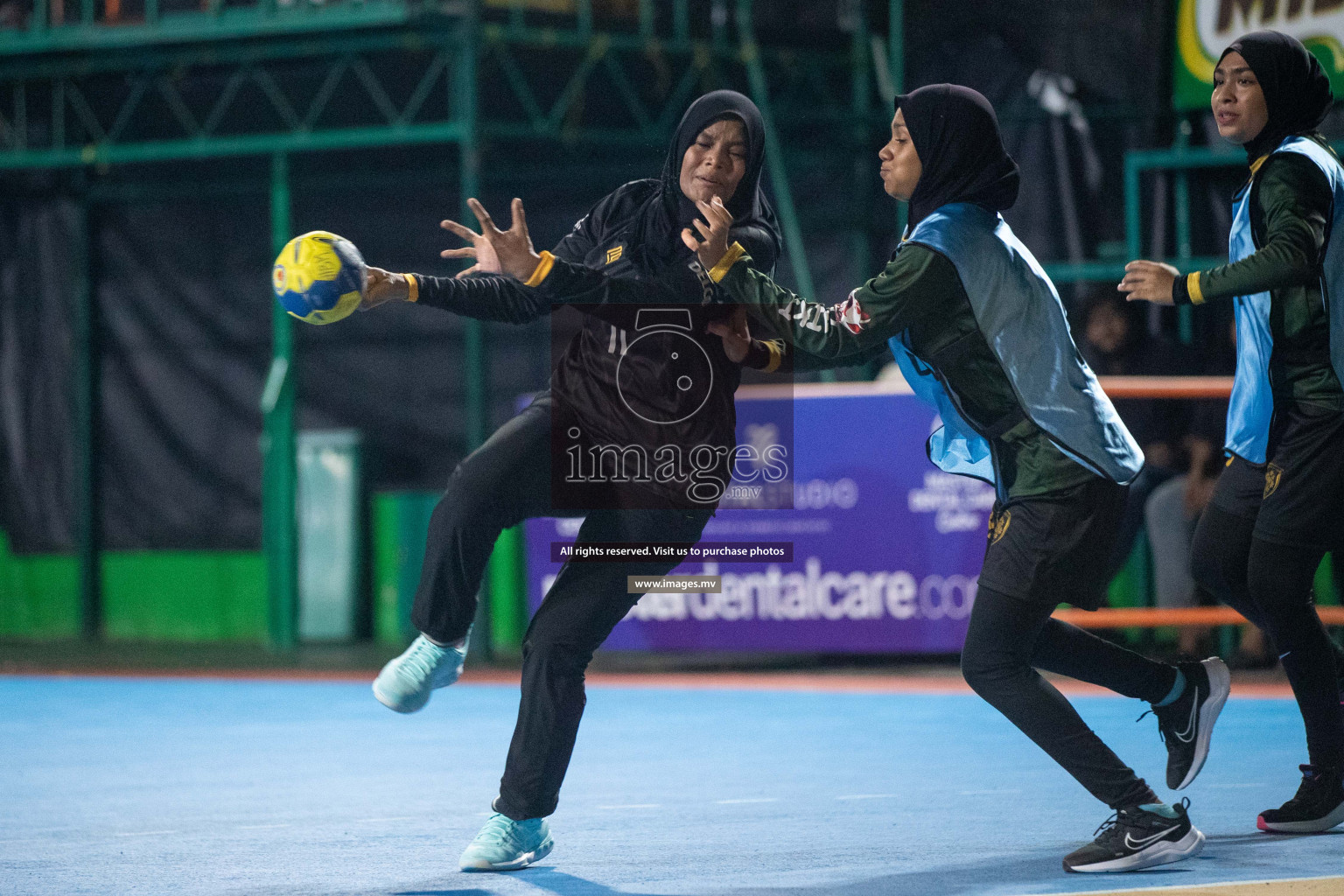 Day 3 of 6th MILO Handball Maldives Championship 2023, held in Handball ground, Male', Maldives on Friday, 22nd May 2023 Photos: Nausham Waheed/ Images.mv