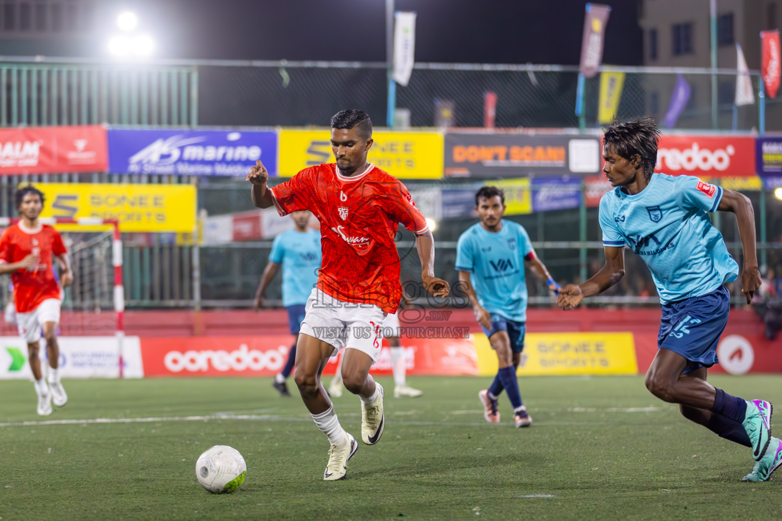 HA Utheemu vs HA Dhidhdhoo on Day 37 of Golden Futsal Challenge 2024 was held on Thursday, 22nd February 2024, in Hulhumale', Maldives
Photos: Ismail Thoriq / images.mv