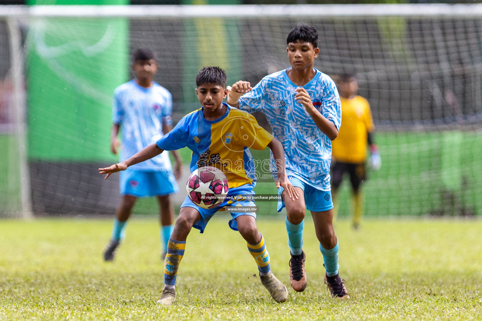 Day 2 of MILO Academy Championship 2023 (u14) was held in Henveyru Stadium Male', Maldives on 4th November 2023. Photos: Nausham Waheed / images.mv