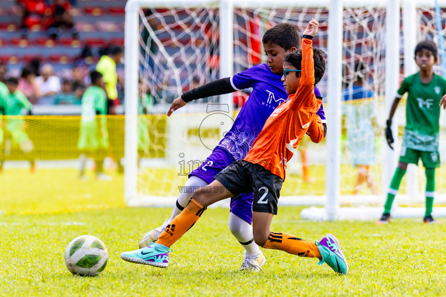 Day 1 of Under 10 MILO Academy Championship 2024 was held at National Stadium in Male', Maldives on Friday, 26th April 2024. Photos: Nausham Waheed / images.mv