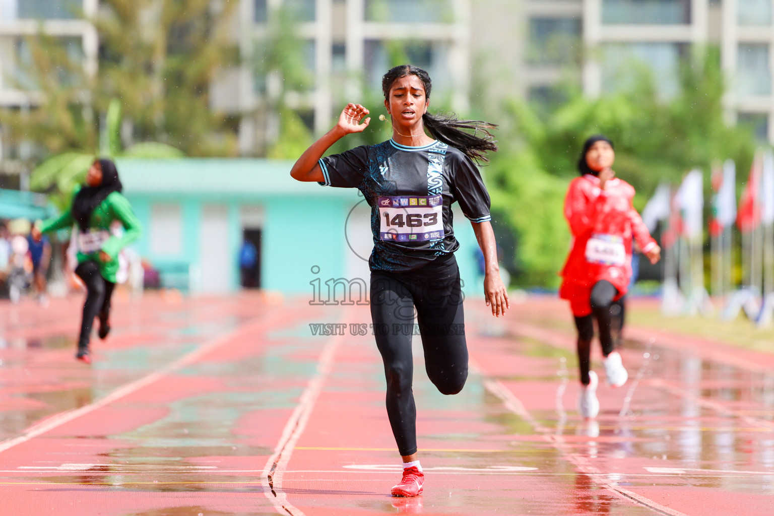 Day 1 of MWSC Interschool Athletics Championships 2024 held in Hulhumale Running Track, Hulhumale, Maldives on Saturday, 9th November 2024. 
Photos by: Ismail Thoriq, Hassan Simah / Images.mv