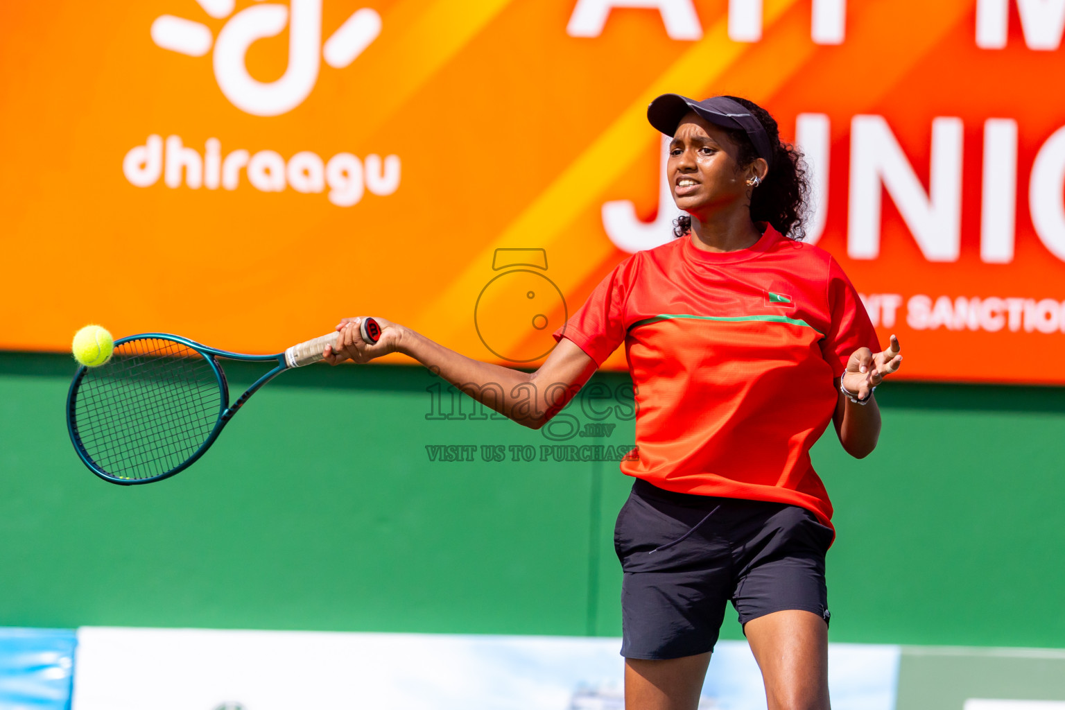 Day 2 of ATF Maldives Junior Open Tennis was held in Male' Tennis Court, Male', Maldives on Tuesday, 10th December 2024. Photos: Nausham Waheed / images.mv