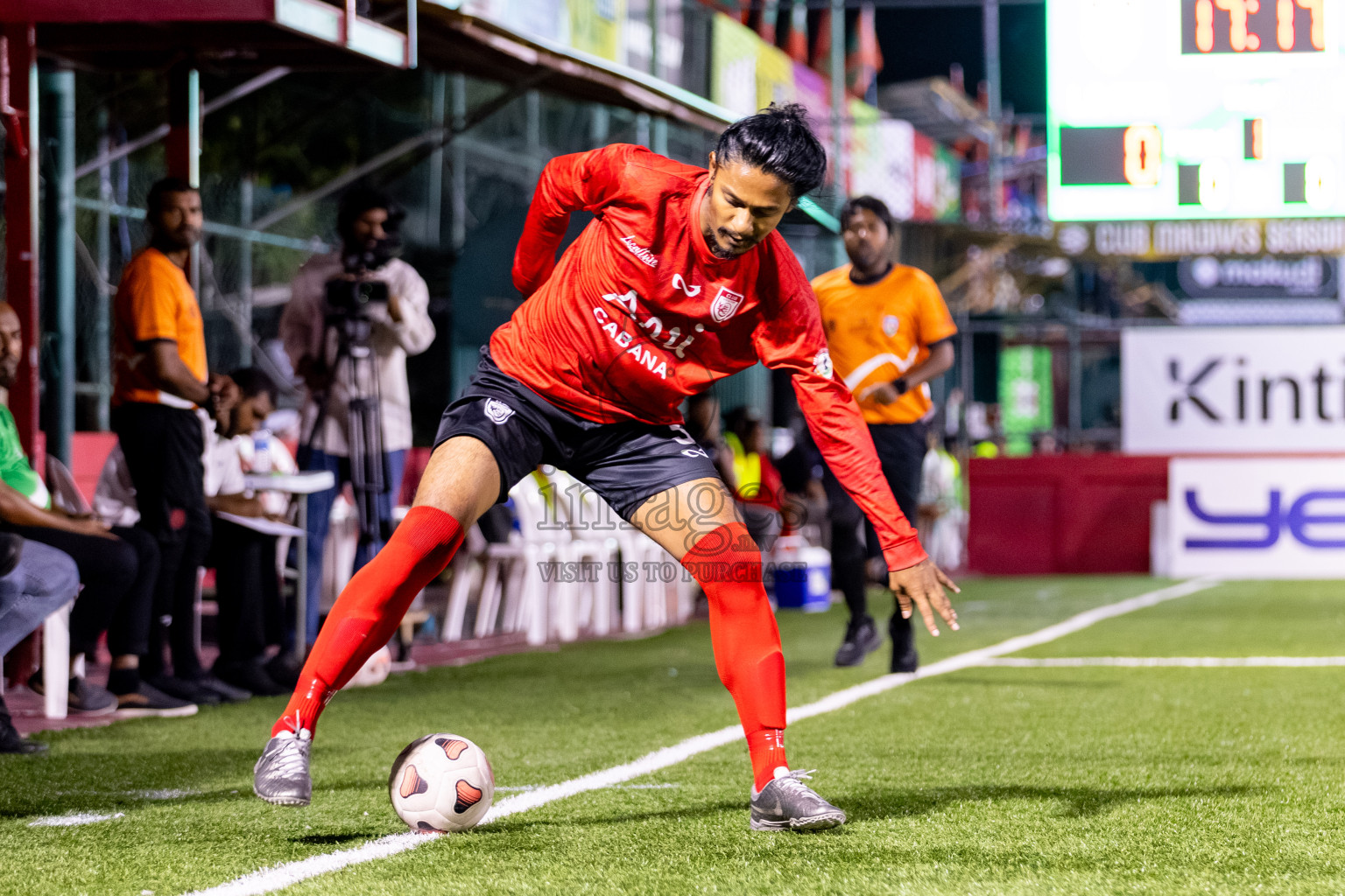 Day 4 of Milo Sector League 2025 was held in Rehendhi Futsal Ground, Hulhumale', Maldives on Tuesday, 4th November 2025. Photos: Hassan Simah / images.mv