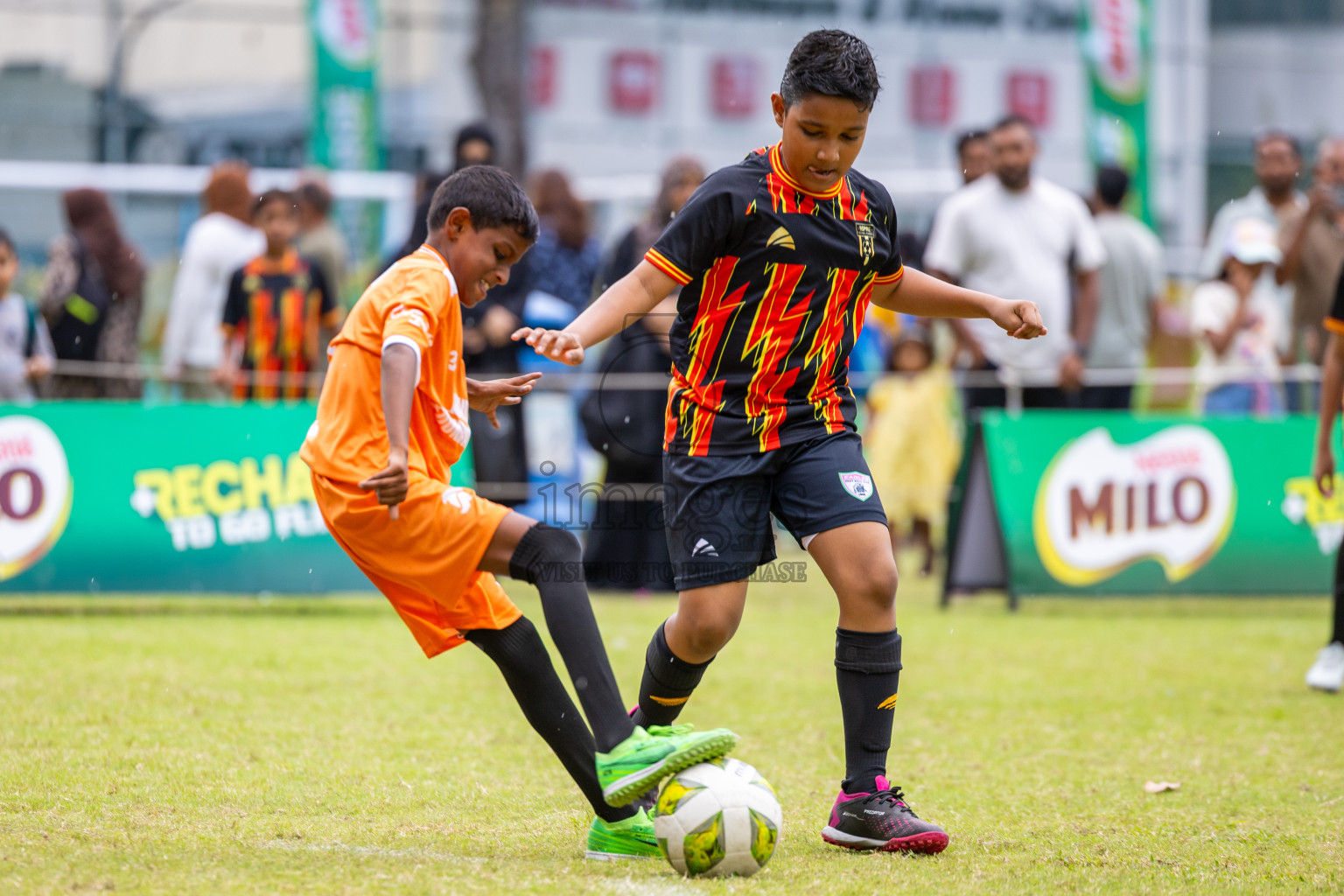 Day 1 of MILO Academy Championship 2025 (U-12) was held at Henveiru Stadium in Male', Maldives on Thursday, 1st May 2025. Photos: Ismail Thoriq / images.mv