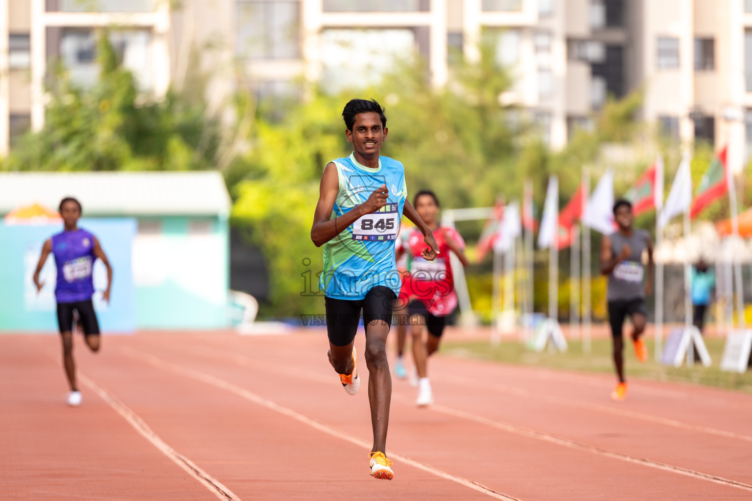 Day 6 of MWSC Interschool Athletics Championships 2024 held in Hulhumale Running Track, Hulhumale, Maldives on Thursday, 14th November 2024. Photos by: Ismail Thoriq / Images.mv