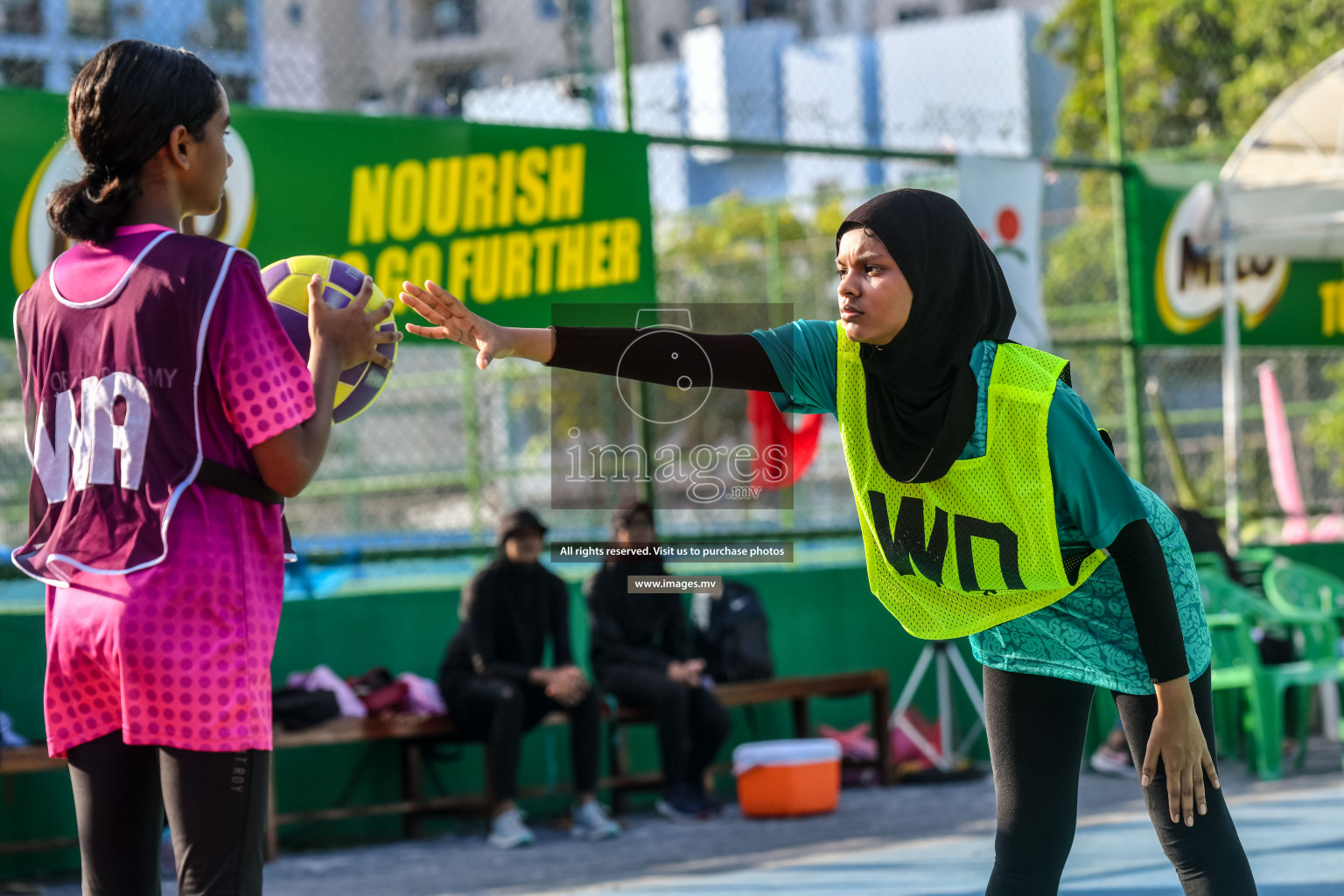 Day 5 of Junior Netball Championship 2022 on 9th March 2022 held in Male', Maldives. Photos by Nausham Waheed