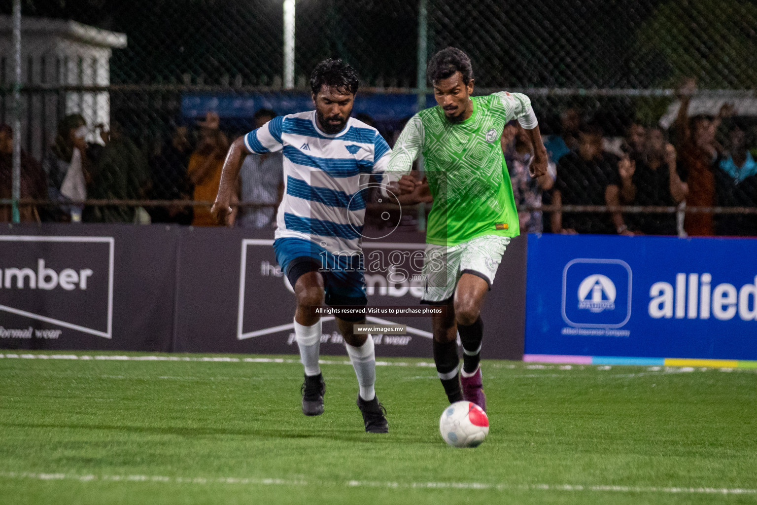 Club AVSEC vs TEAM DJA in Club Maldives Cup 2022 was held in Hulhumale', Maldives on Sunday, 9th October 2022. Photos: Hassan Simah / images.mv