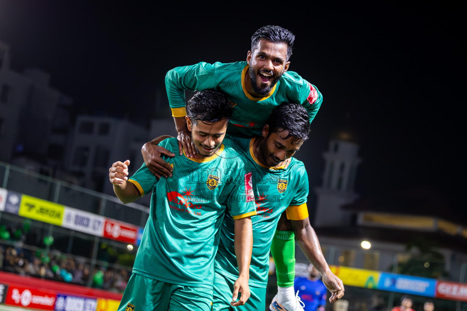 ADh Omadhoo vs ADh Mahibadhoo in Alifu Dhaalu Atoll Final on Day 23 of Golden Futsal Challenge 2025 was held on Monday , 27th January 2025, in Hulhumale', Maldives.
Photos: Ismail Thoriq / images.mv