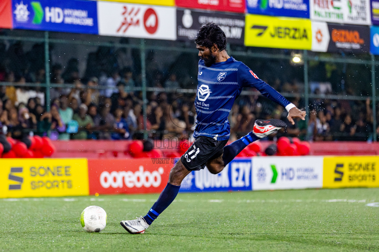 K Gaafaru vs B Eydhafushi in Semi Finals of Golden Futsal Challenge 2024 which was held on Monday, 4th March 2024, in Hulhumale', Maldives. Photos: Nausham Waheed / images.mv