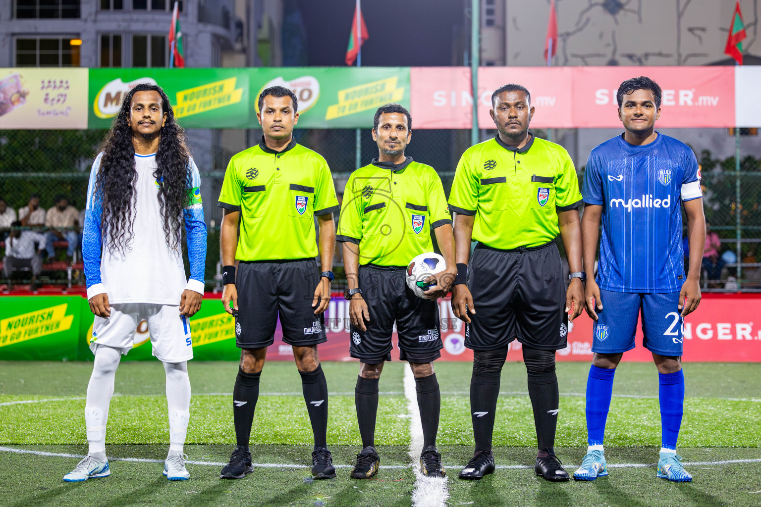 CLUB FEN vs TEAM ALLIED in Club Maldives Cup 2024 held in Rehendi Futsal Ground, Hulhumale', Maldives on Tuesday, 1st October 2024. Photos: Nausham Waheed / images.mv