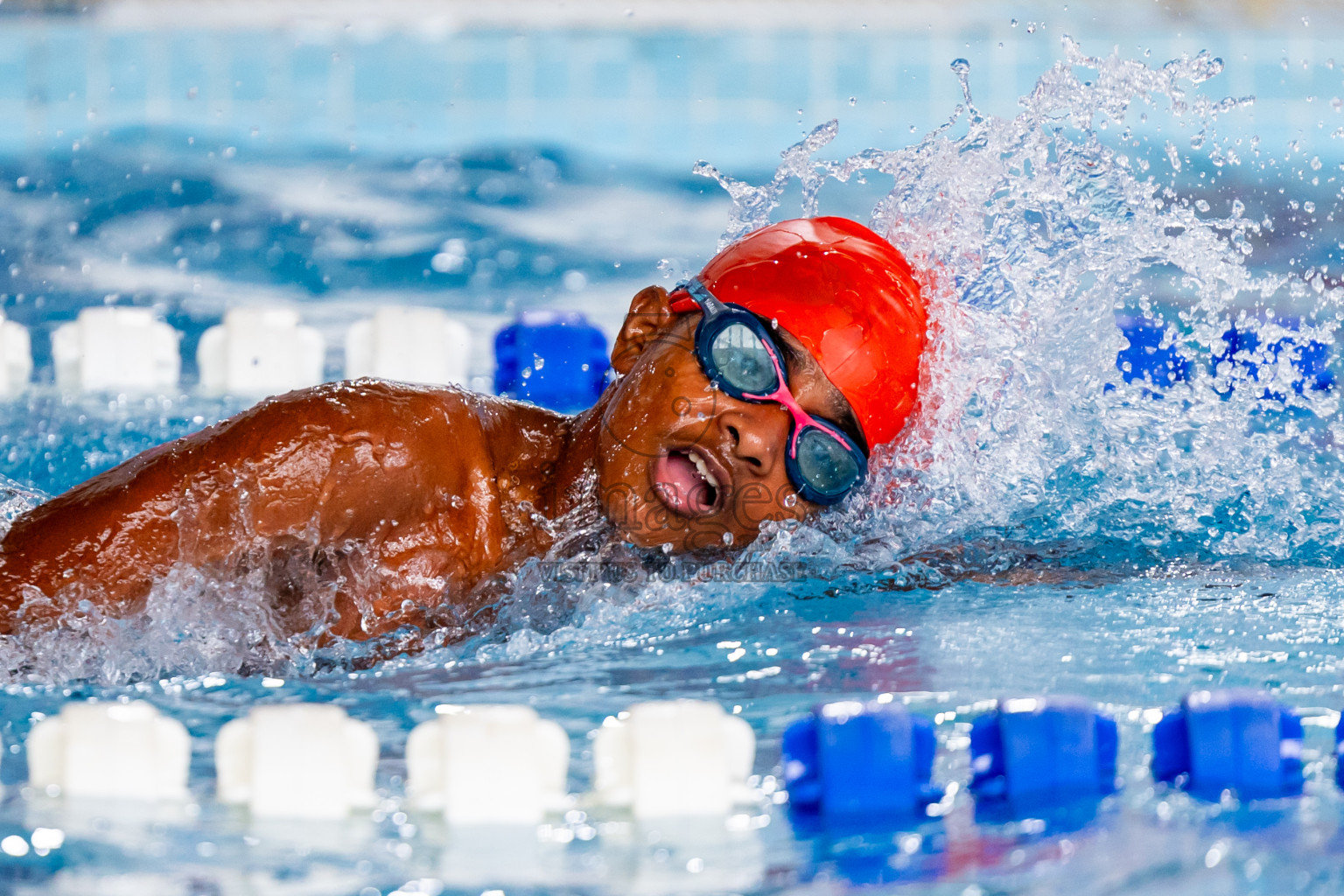 Day 3 of 20th BMLInter-school Swimming Competition 2024 held in Hulhumale', Maldives on Monday, 14th October 2024. Photos: Nausham Waheed / images.mv