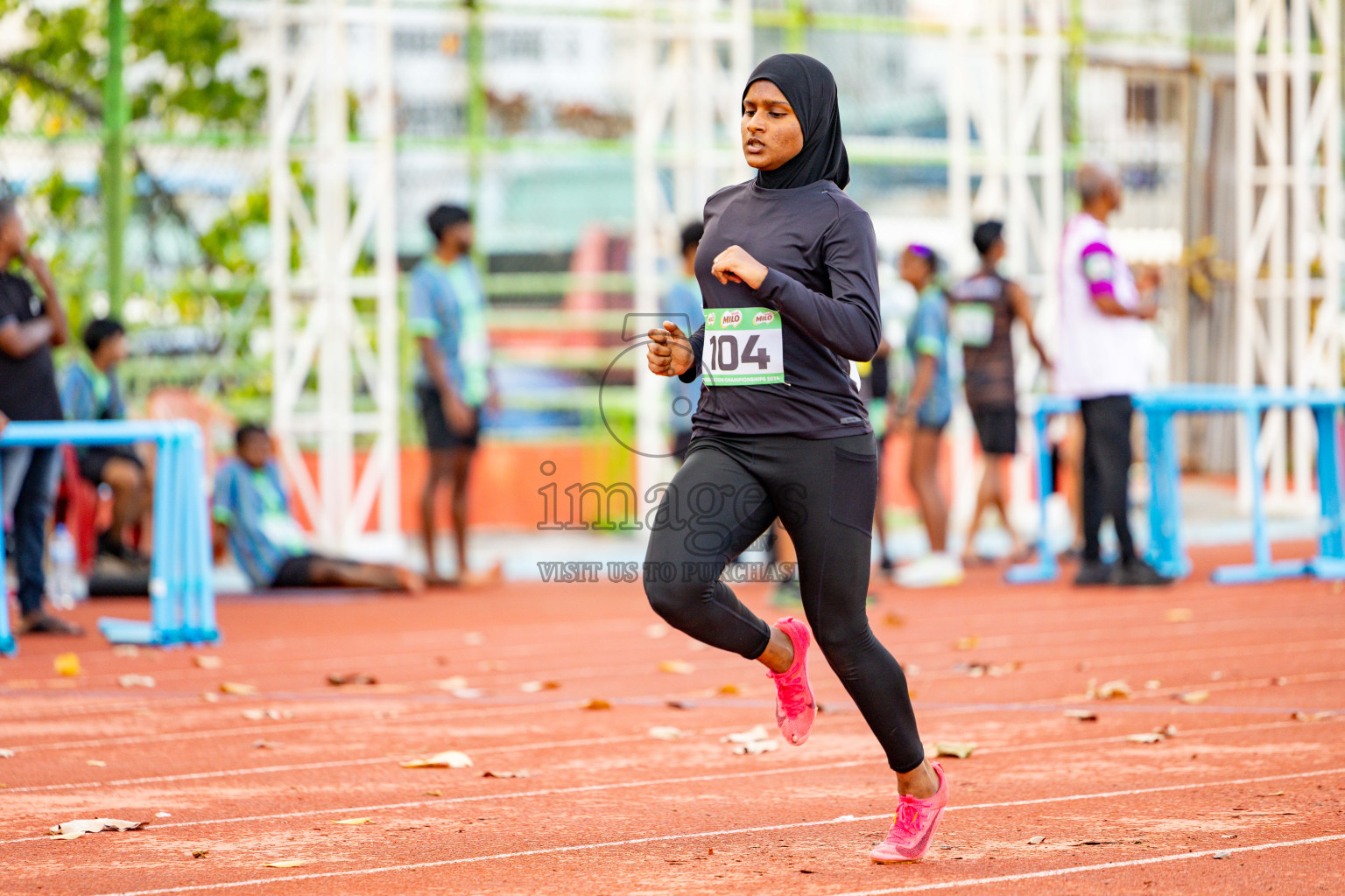 Day 2 of 12th Milo Association Championships was held in Ekuveni Track at Male', Maldives on Friday, 25th April 2025. Photos: Hassan Simah / images.mv