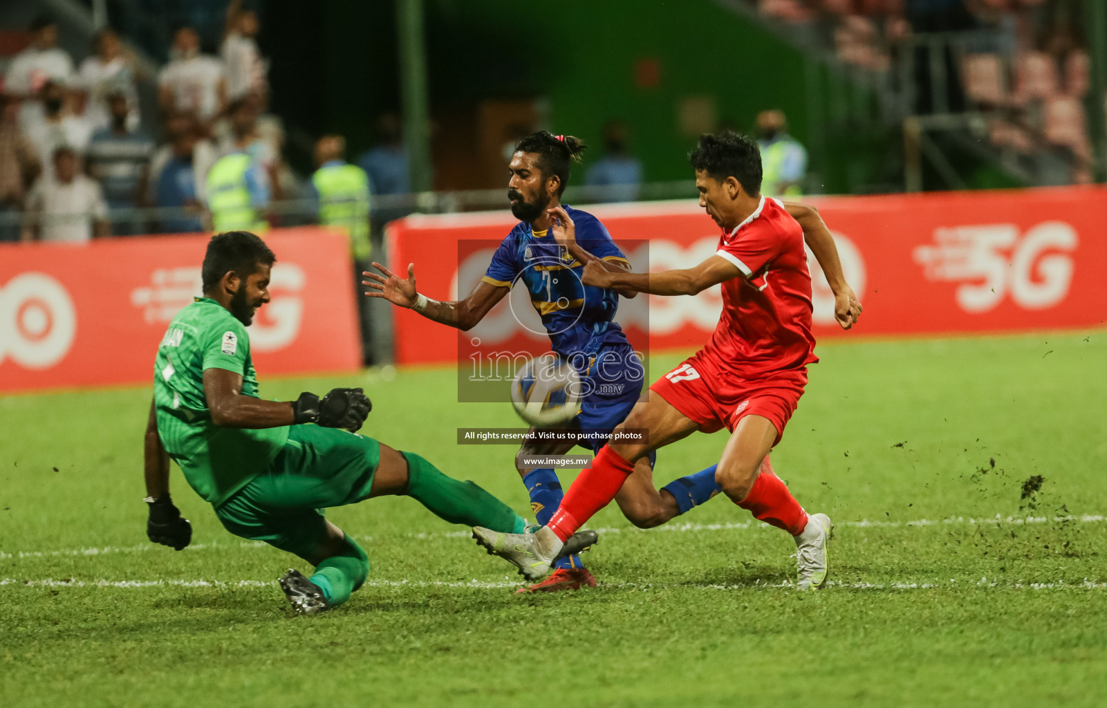 Nepal vs Sri Lanka in SAFF Championship 2021 held on 4th October 2021 in Galolhu National Stadium, Male', Maldives