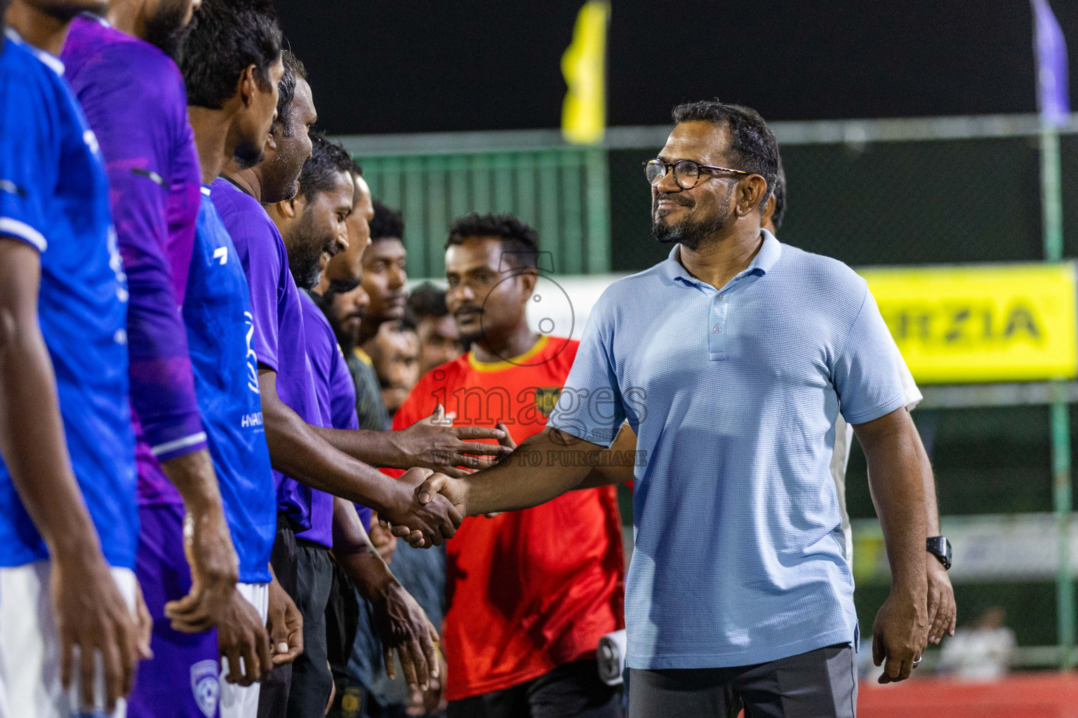 ADh Mandhoo VS ADh Mahibadhoo in Day 12 of Golden Futsal Challenge 2024 was held on Friday, 26th January 2024, in Hulhumale', Maldives Photos: Nausham Waheed / images.mv