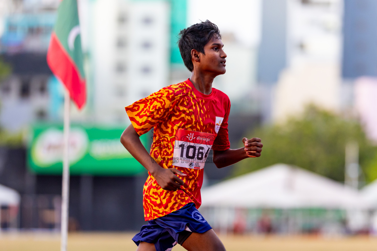 Day 1 of Inter-school Athletics Championship 2025 held in Ekuveni Synthetic Track, Male', Maldives on Monday, 06th October 2025. Photos by: Nausham Waheed / Images.mv