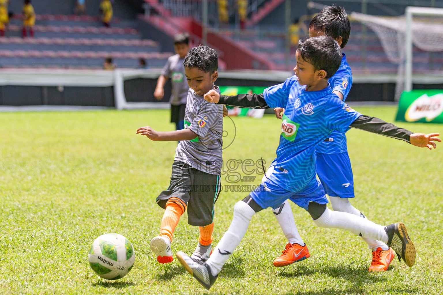 Day 2 of MILO Kids Football Fiesta was held at National Stadium in Male', Maldives on Saturday, 24th February 2024.