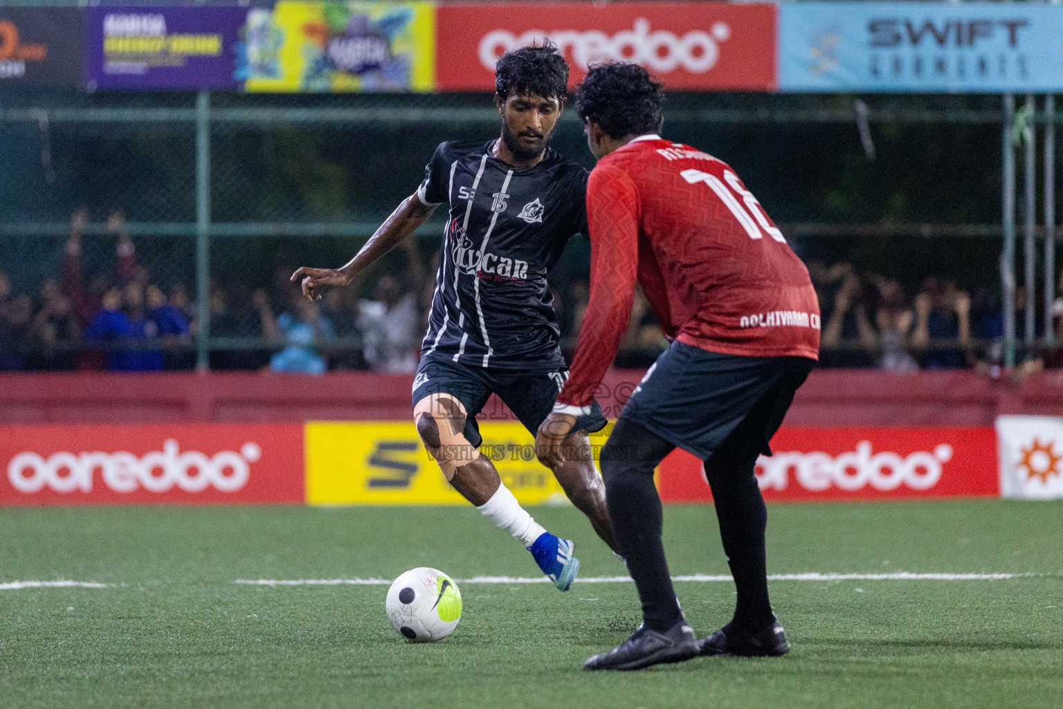 HDh Nolhivaran vs HDh Nolhivaranfaru in Day 18 of Golden Futsal Challenge 2024 was held on Thursday, 1st February 2024, in Hulhumale', Maldives Photos: Nausham Waheed, / images.mv