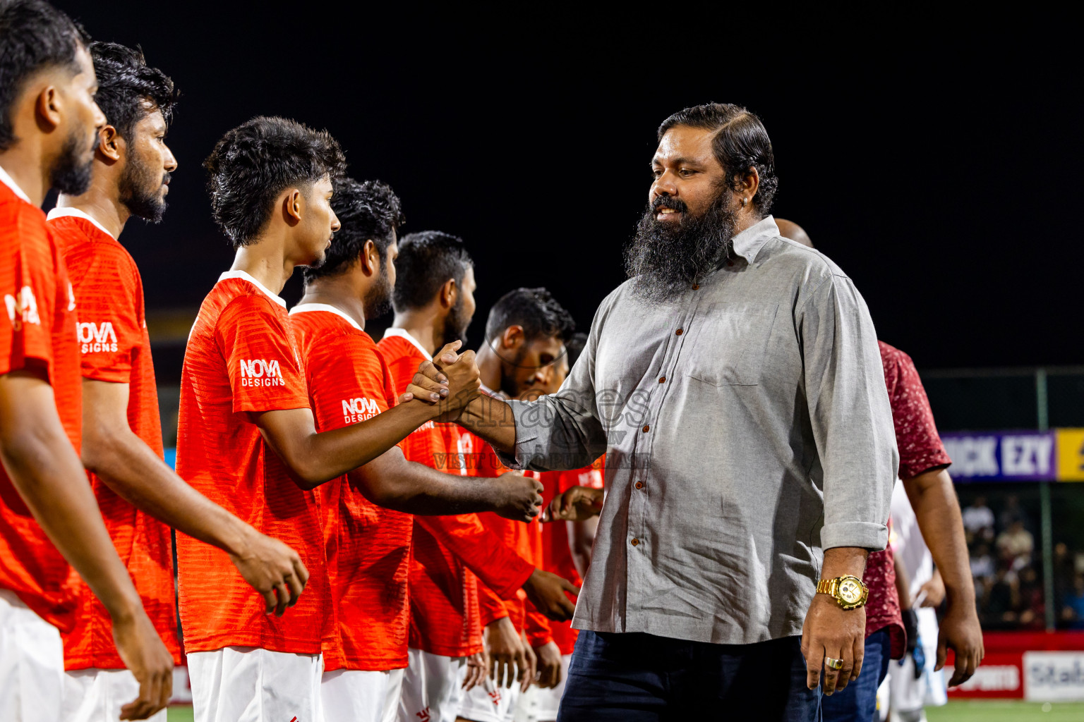 K Maafushi vs K Kaashidhoo in Kaafu Atoll Finals Day 27 of Golden Futsal Challenge 2025 was held on Friday , 31st January 2025, in Hulhumale', Maldives. Photos: Nausham Waheed / images.mv