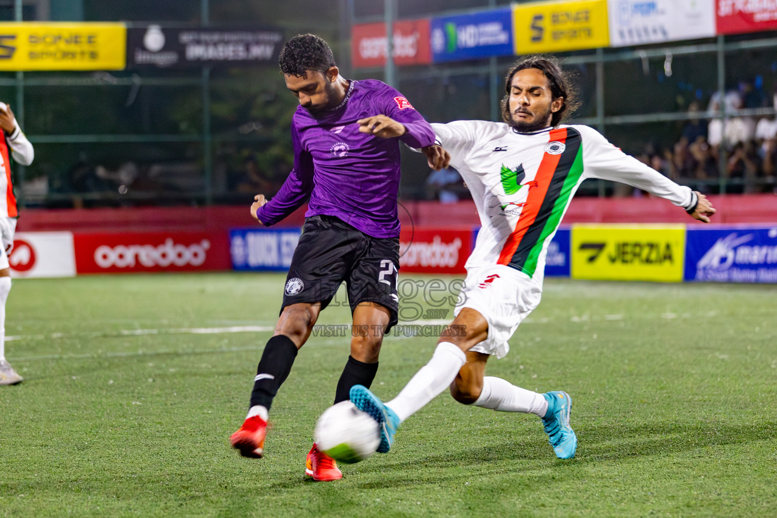 GA. Kolamaafushi vs GA. Kanduhulhuhdhoo in Day 19 of Golden Futsal Challenge 2024 was held on Friday, 2nd February 2024 in Hulhumale', Maldives 
Photos: Hassan Simah / images.mv