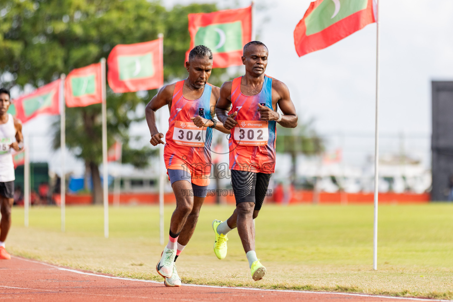 Day 1 of National Athletics Championship 2025 was held at Ekuveni Running Ground in Male', Maldives on Thursday, 14th August 2025. Photos: Areef Adam / images.mv