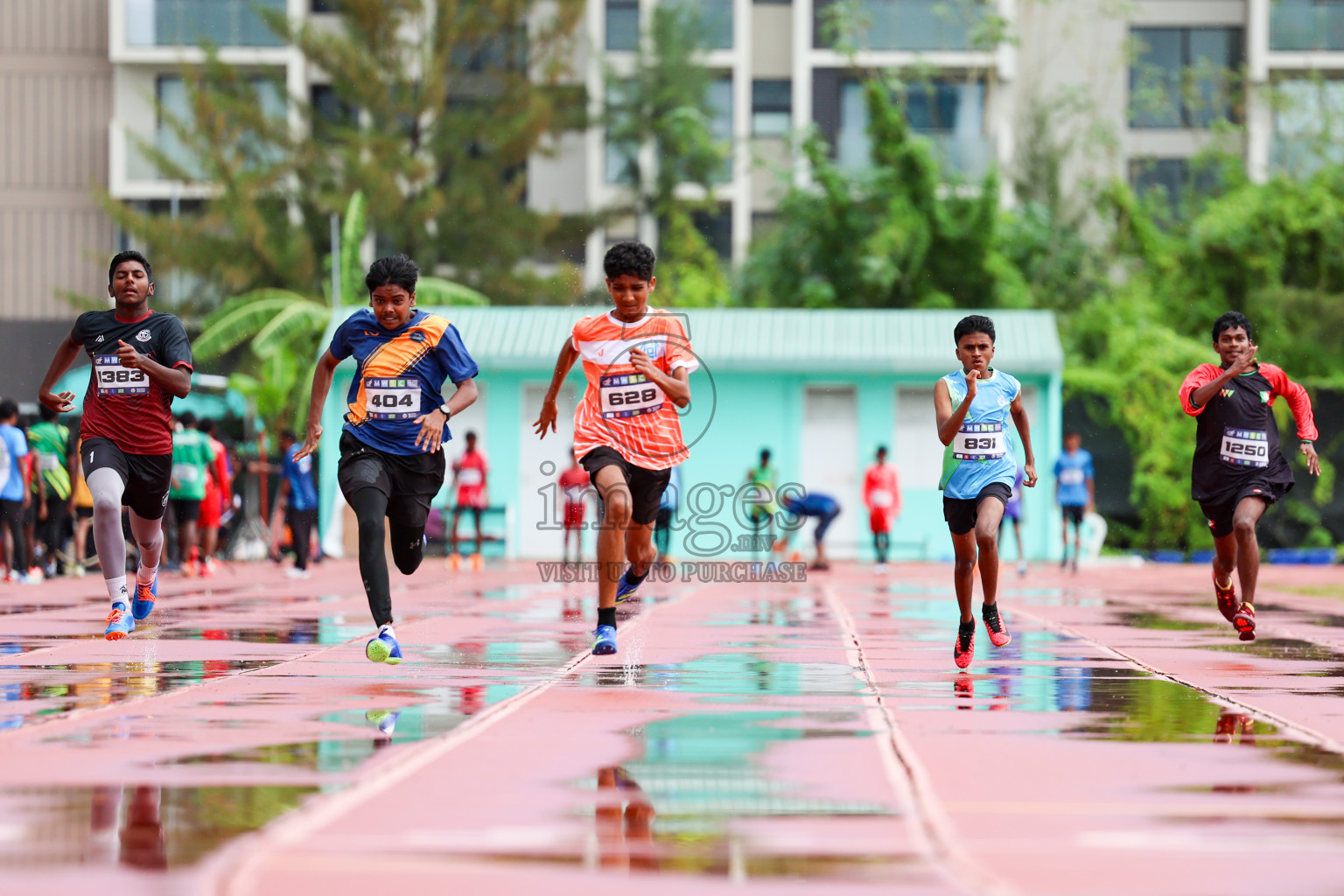 Day 1 of MWSC Interschool Athletics Championships 2024 held in Hulhumale Running Track, Hulhumale, Maldives on Saturday, 9th November 2024. 
Photos by: Ismail Thoriq, Hassan Simah / Images.mv