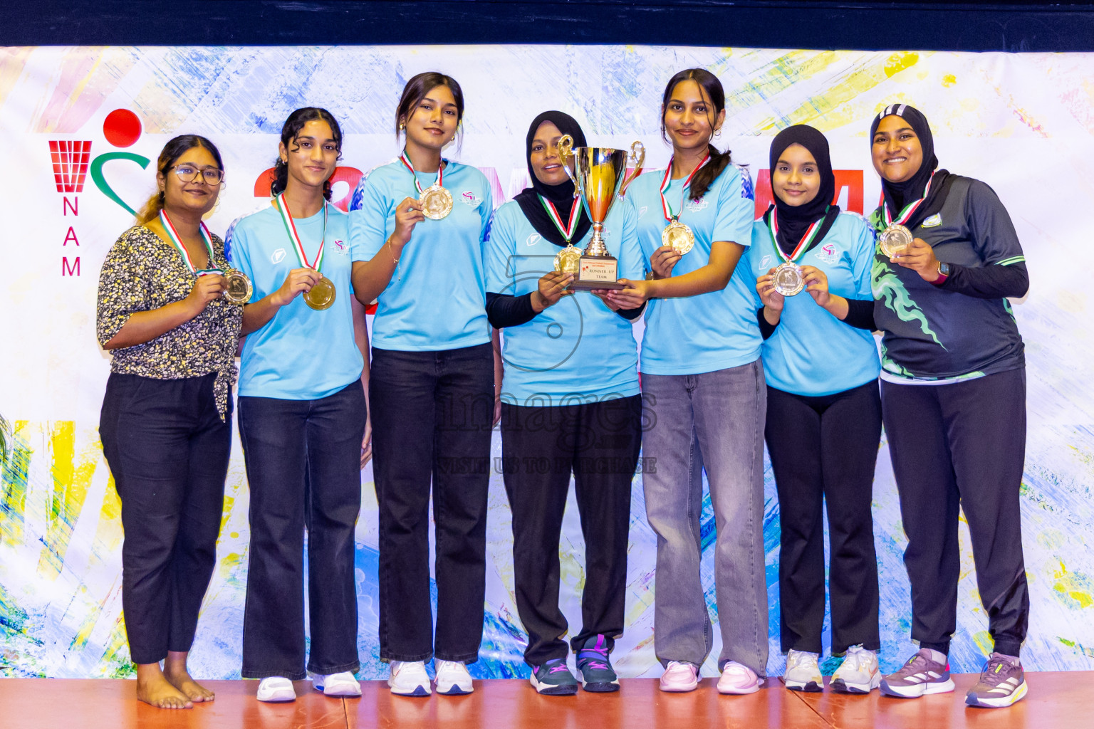 Closing ceremony of National Netball Tournament 2025 held in Social Center at Male', Maldives on Thursday, 29th May 2025. Photos: Nausham Waheed / images.mv