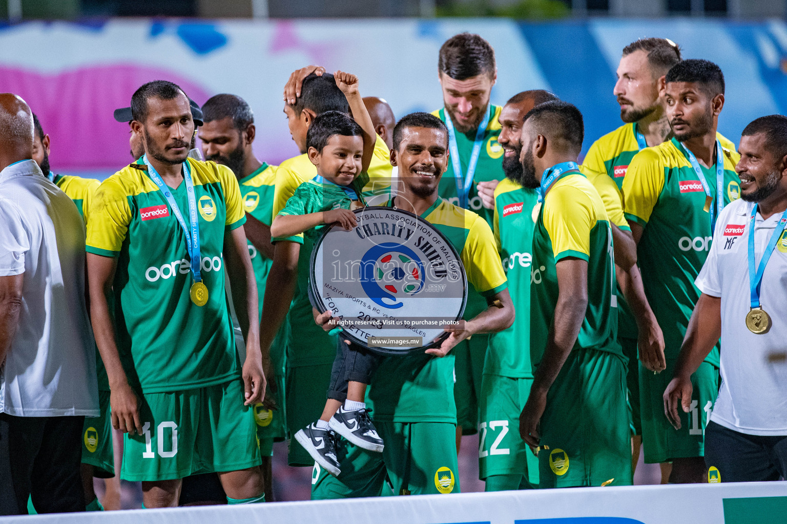 Charity Shield Match between Maziya Sports and Recreation Club and Club Eagles held in National Football Stadium, Male', Maldives Photos: Nausham Waheed / Images.mv