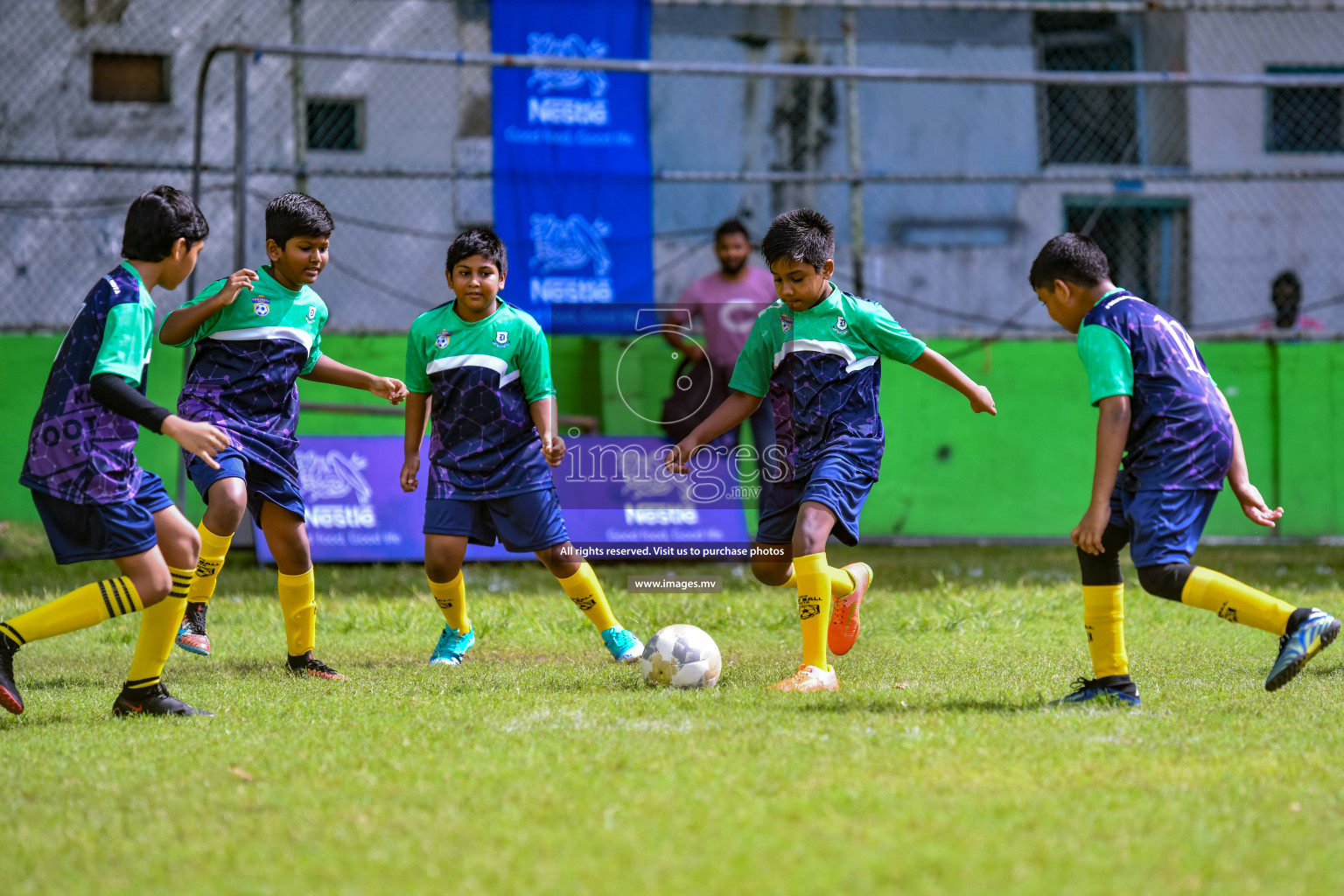 Day 1 of Milo Kids Football Fiesta 2022 was held in Male', Maldives on 19th October 2022. Photos: Nausham Waheed/ images.mv