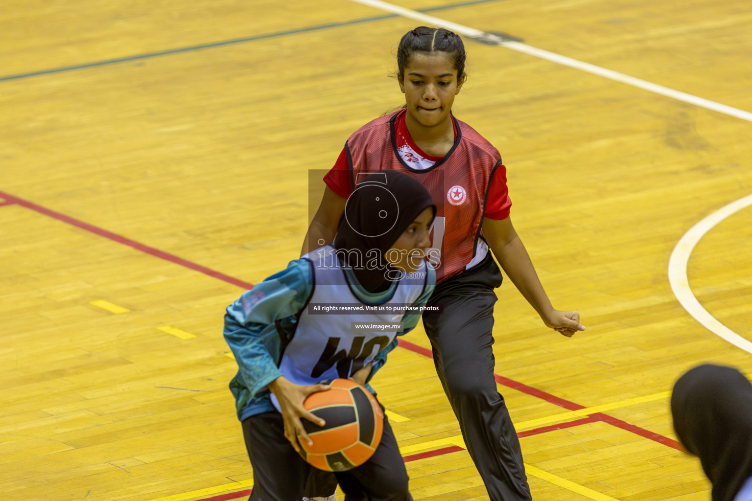 Day3 of 24th Interschool Netball Tournament 2023 was held in Social Center, Male', Maldives on 29th October 2023. Photos: Nausham Waheed, Mohamed Mahfooz Moosa / images.mv