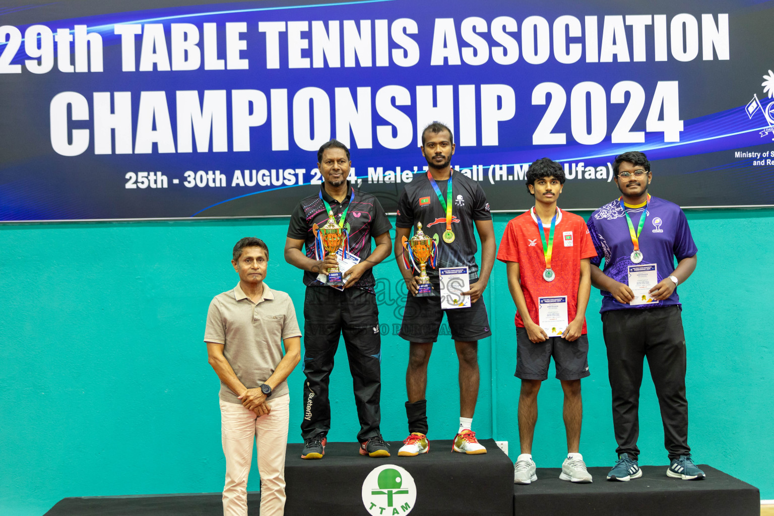 29th Table Tennis Association Championship 2024, 30th August 2024 at Male'TT Hall,Photos by Shuu Abdul Sattar