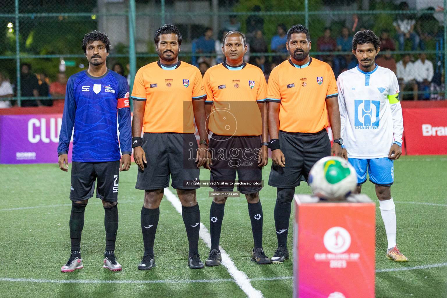 Team Fenaka vs Club AVSEC in Club Maldives Cup 2023 held in Hulhumale, Maldives, on Tuesday, 18th July 2023 Photos: Nausham Waheed / images.mv