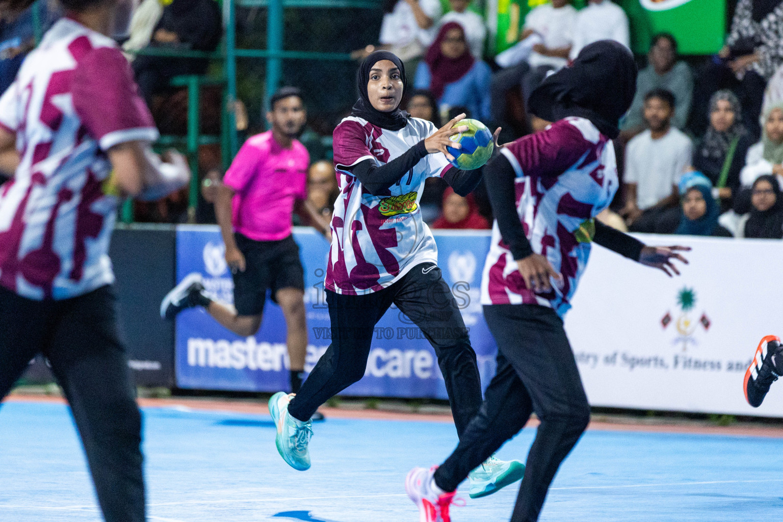 Division one Final 10th National Handball Tournament 2023, held in Handball ground, Male', Maldives on Saturday, 13th January 2023 Photos: Nausham Waheed/ Images.mv