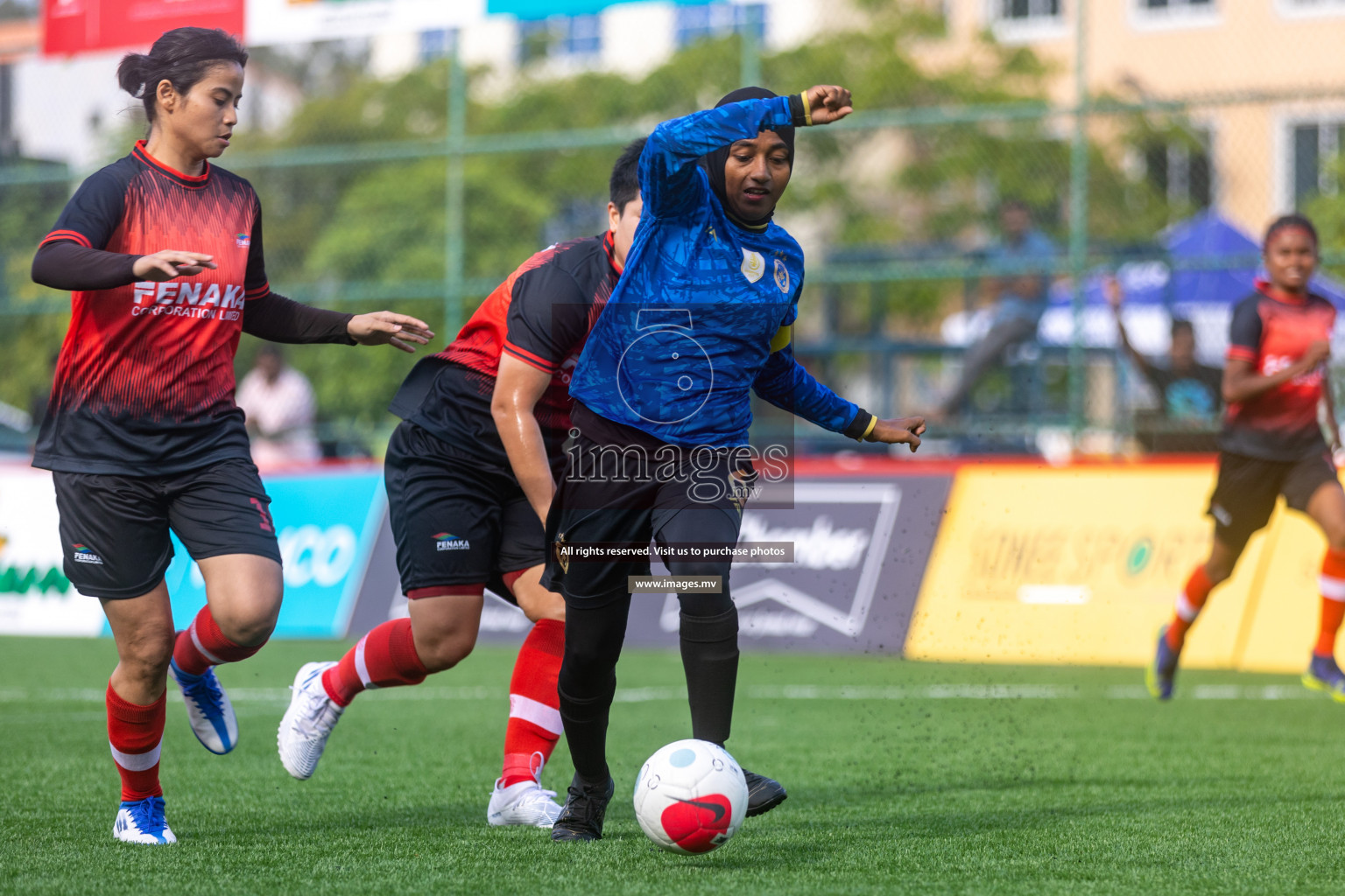 MPL vs Team Fenaka in Eighteen Thirty Women's Futsal Fiesta 2022 was held in Hulhumale', Maldives on Wednesday, 12th October 2022. Photos: Ismail Thoriq / images.mv