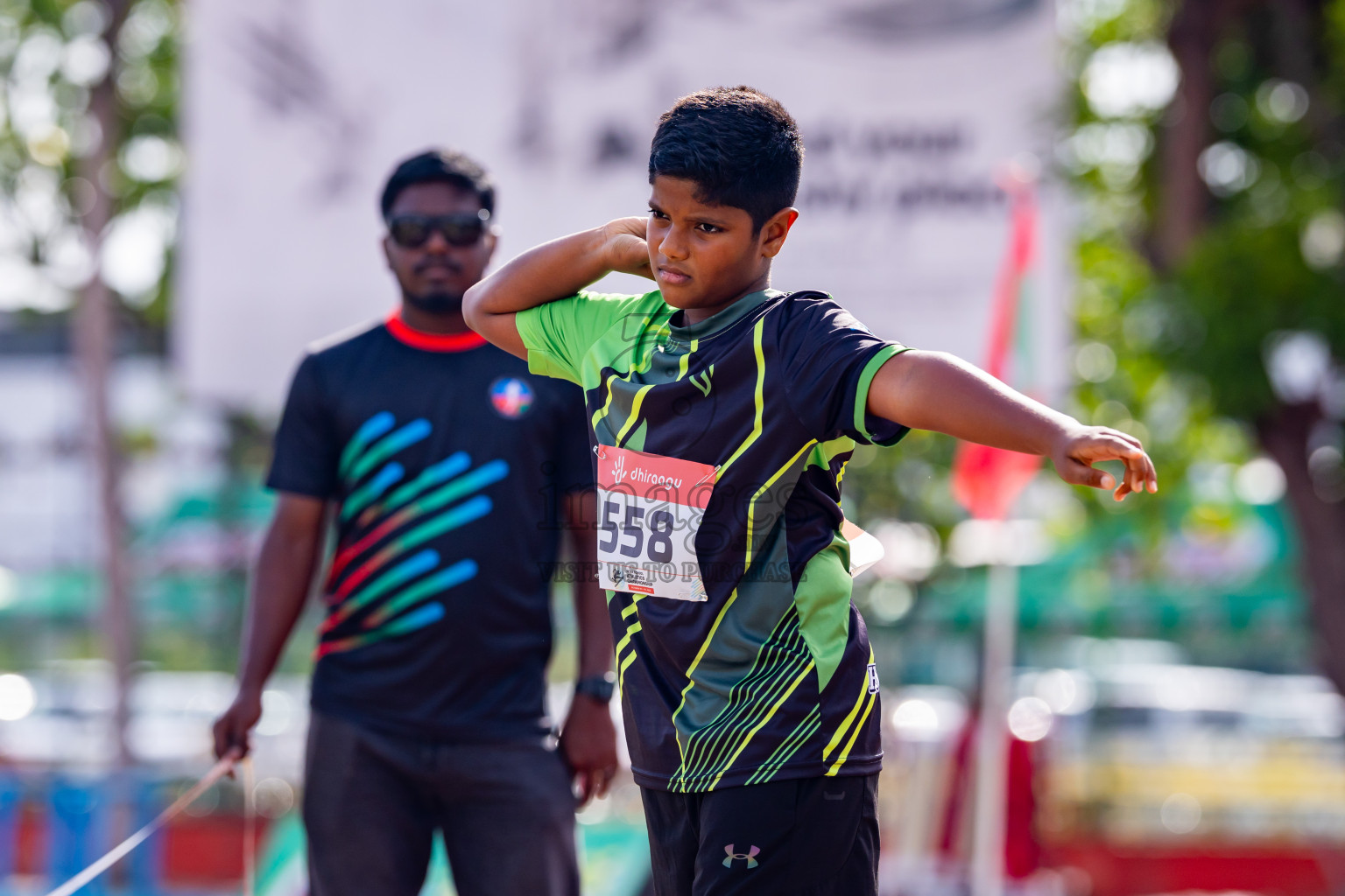 Day 4 of Inter-school Athletics Championship 2025 held in Ekuveni Synthetic Track, Male', Maldives on Thursday, 09th October 2025. Photos by: Nausham Waheed / Images.mv