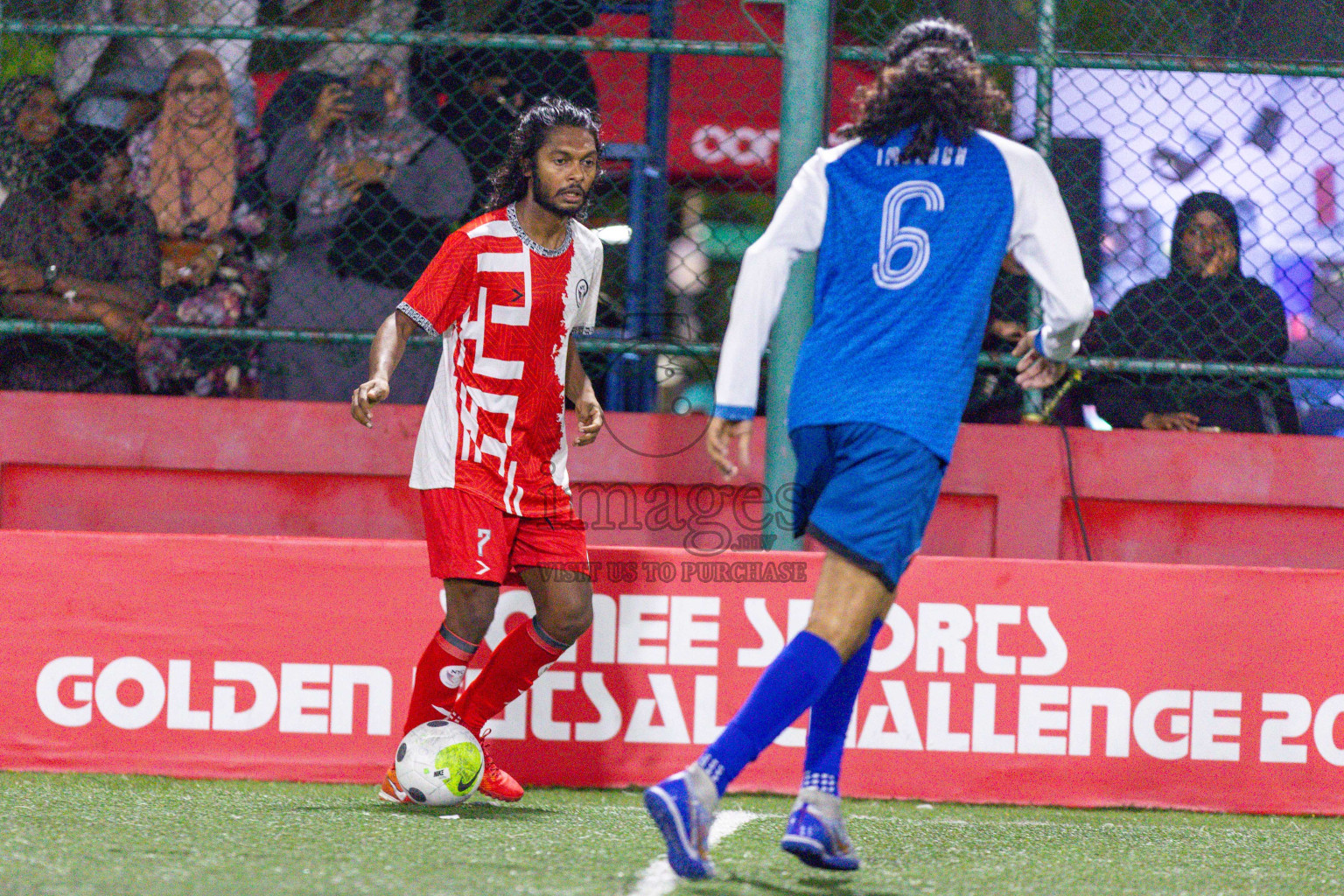 M Mulak vs M Naalaafshi on Day 34 of Golden Futsal Challenge 2024 was held on Monday, 19th February 2024, in Hulhumale', Maldives
Photos: Ismail Thoriq / images.mv