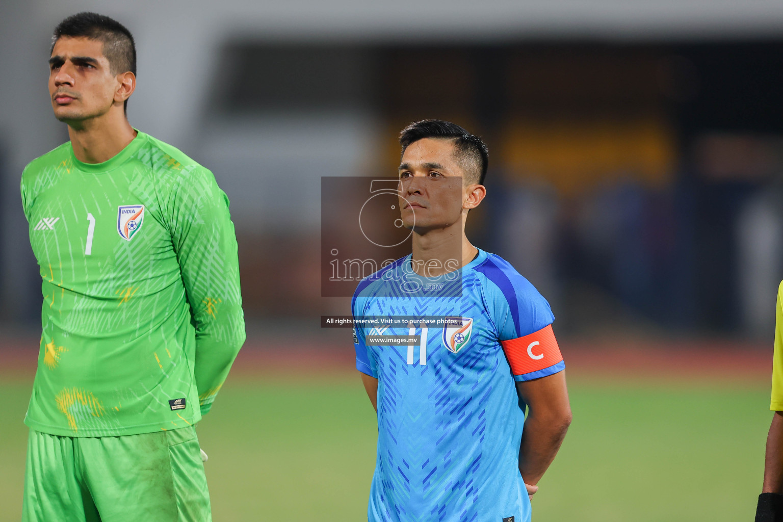 Lebanon vs India in the Semi-final of SAFF Championship 2023 held in Sree Kanteerava Stadium, Bengaluru, India, on Saturday, 1st July 2023. Photos: Nausham Waheed / images.mv