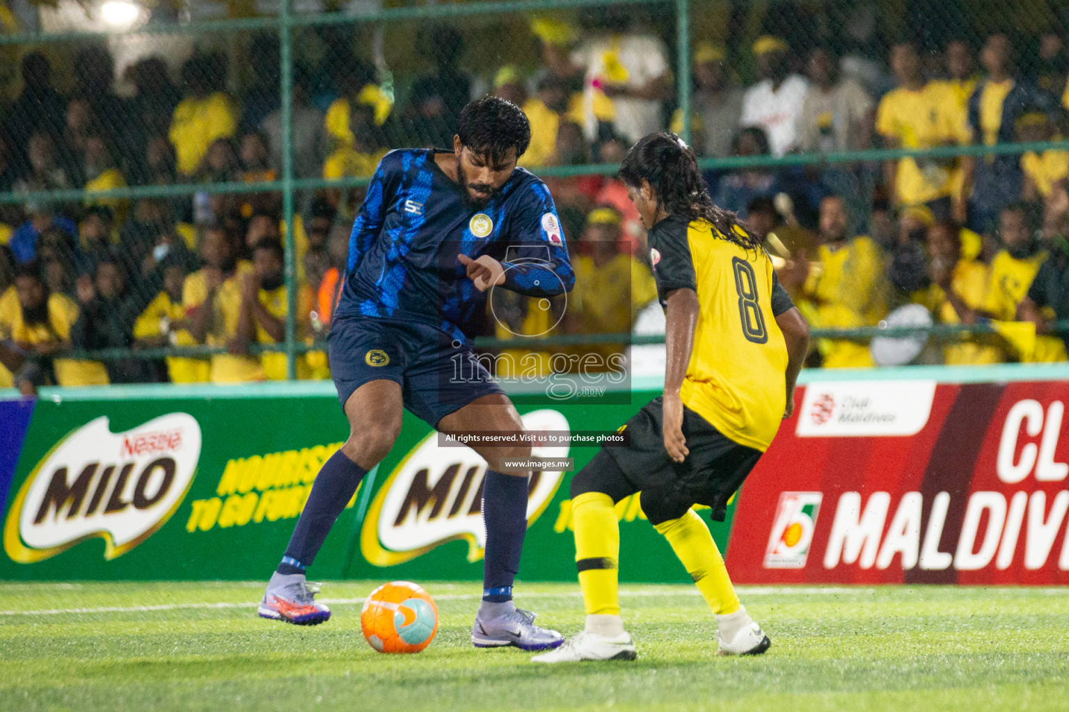 Team MPL vs Team RRC in the Quarter Finals of Club Maldives 2021 held at Hulhumale'; on 13th December 2021 Photos: Nasam/ images.mv