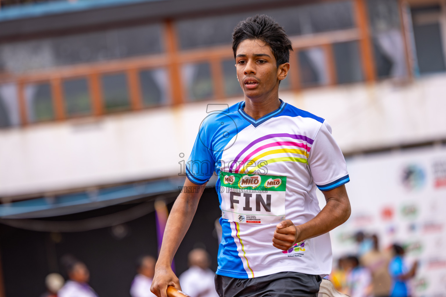 Day 6 of Inter-school Athletics Championship 2025 held in Ekuveni Synthetic Track, Male', Maldives on Sunday, 12th October 2025. Photos by: Ismail Thoriq / Images.mv